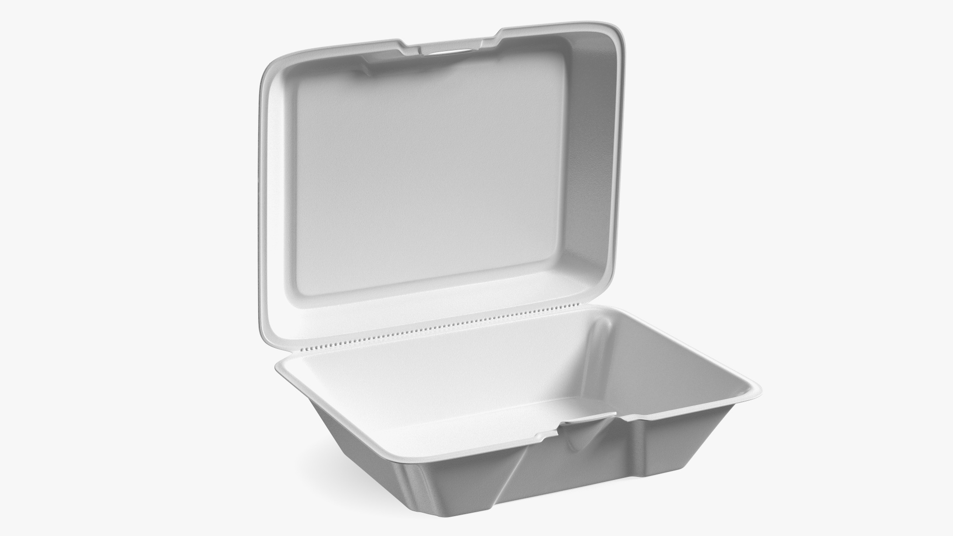 3D model Disposable Food Tray Open