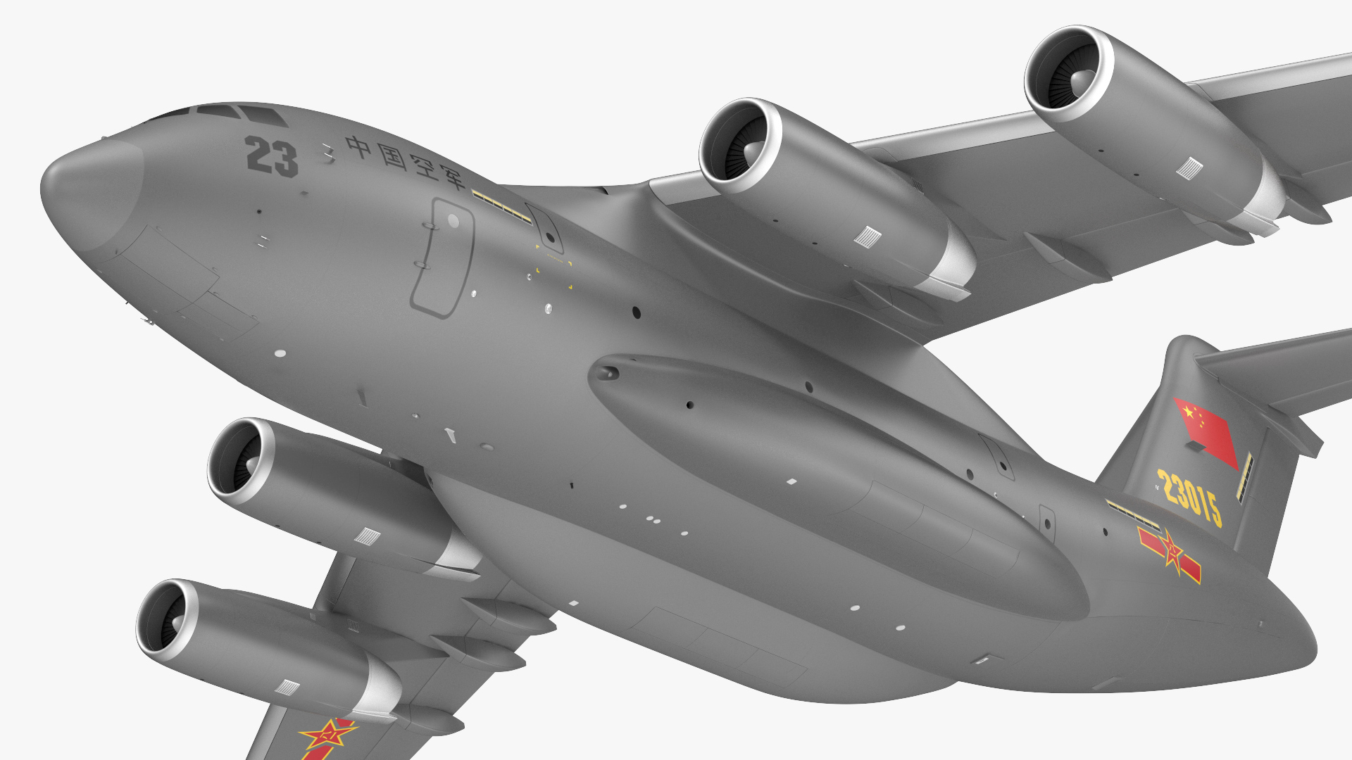 Xian Y20 Transport Aircraft Flight 3D model