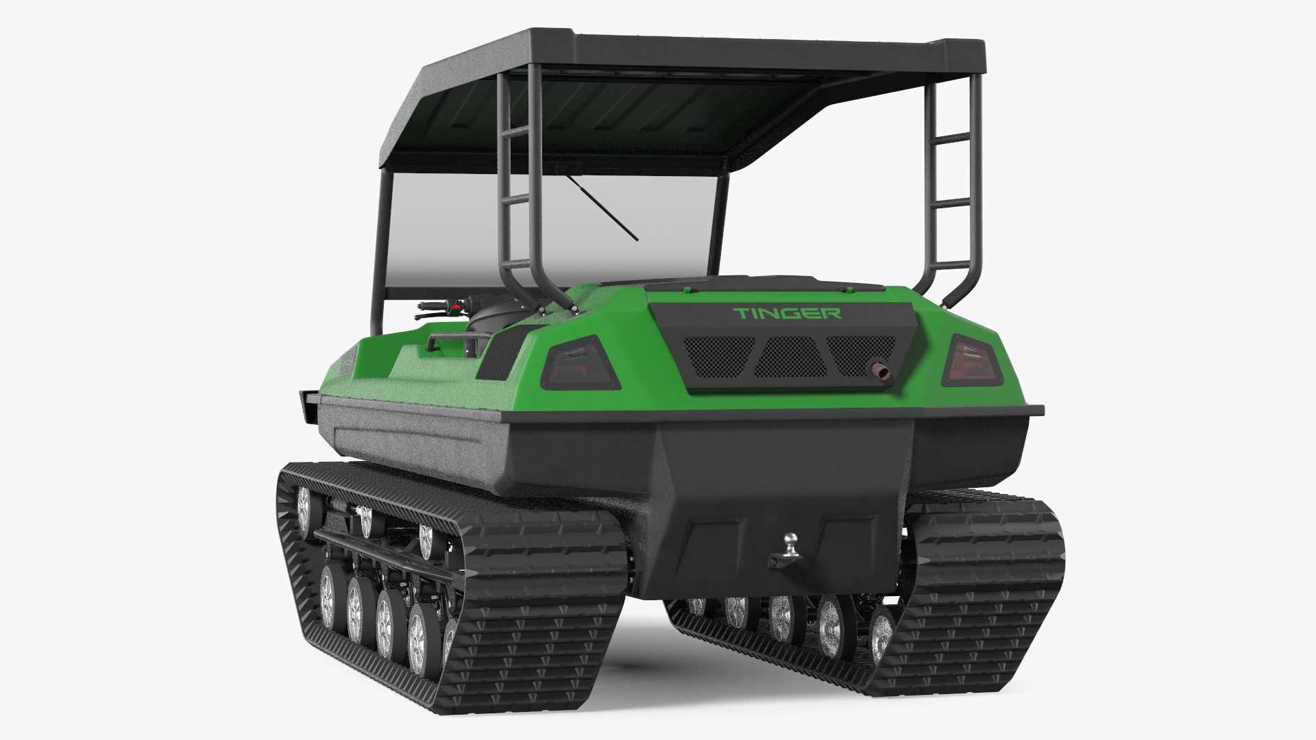 Tinger Track Vehicle Rigged 3D