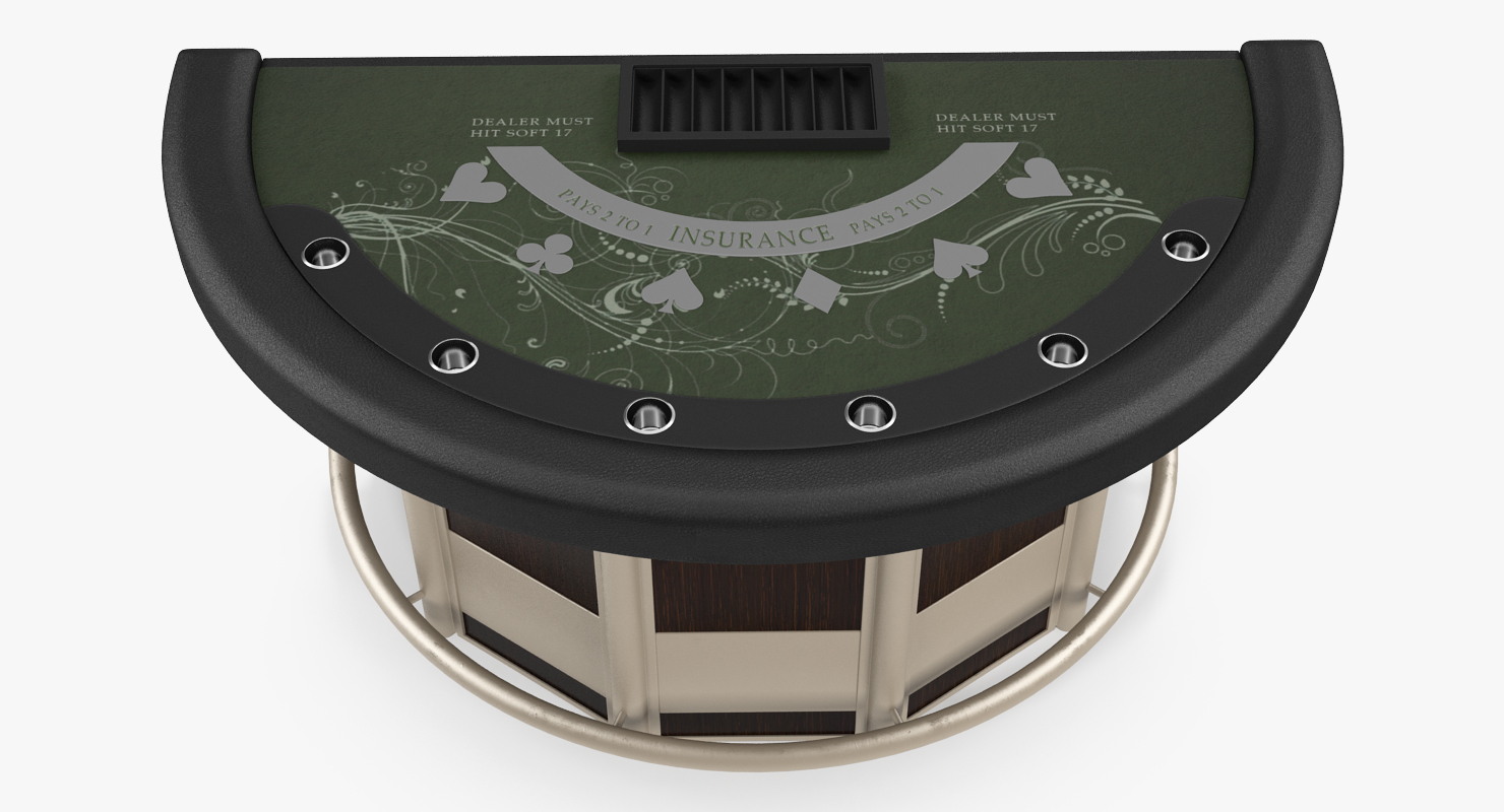 3D model Blackjack Table