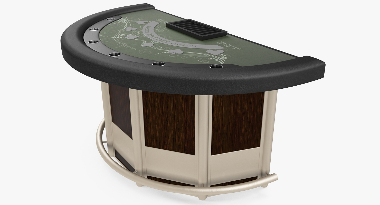 3D model Blackjack Table