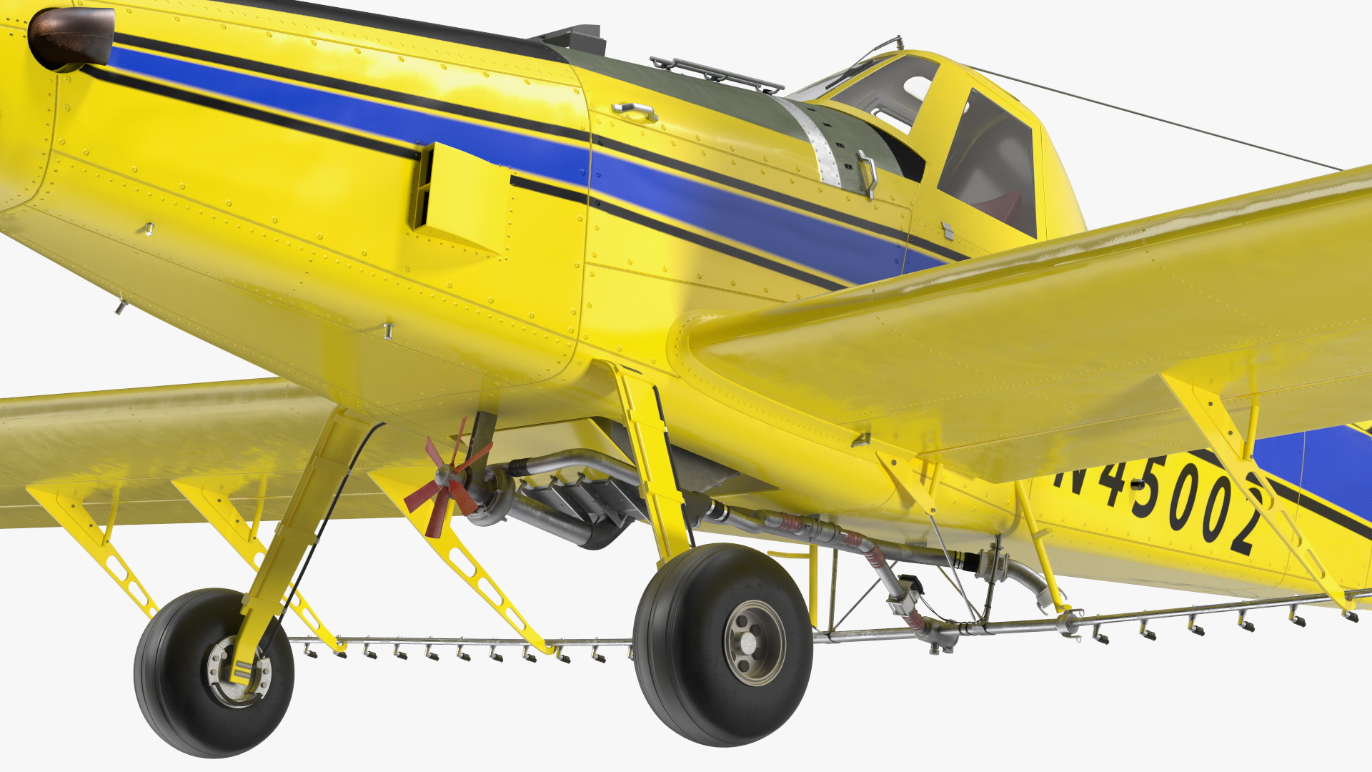 3D model Air Tractor AT 502B Aeroplane Simple Interior