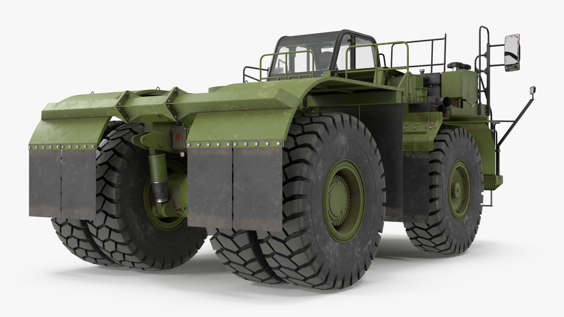 Heavy Duty Bare Chassis Dirty 3D model