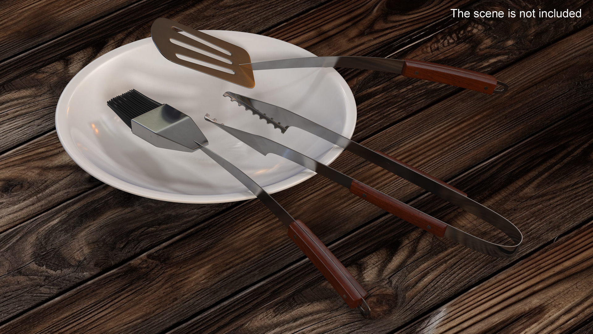 Grilling Tool Set 3D