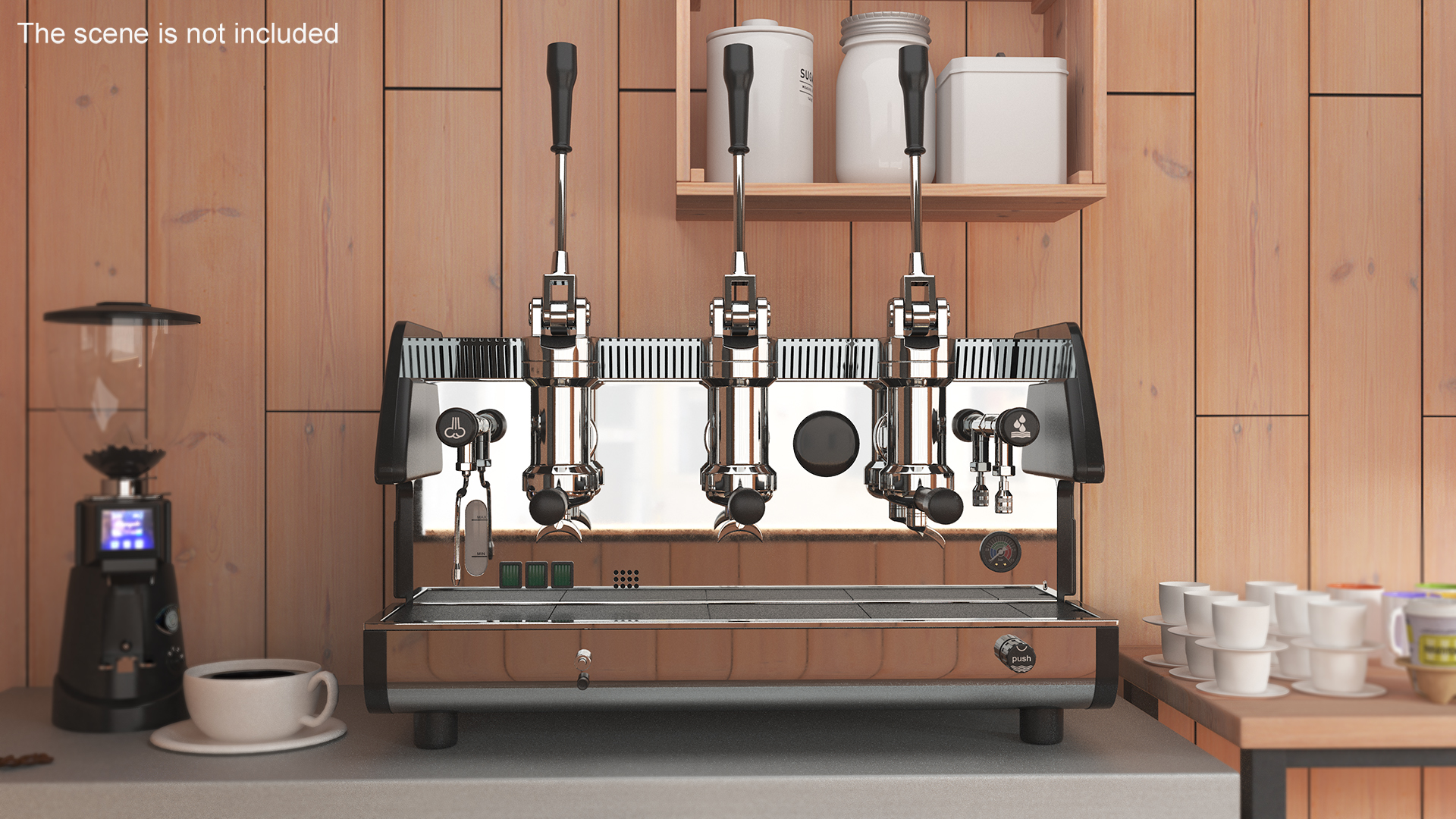 Commercial Espresso Machines Set 3D