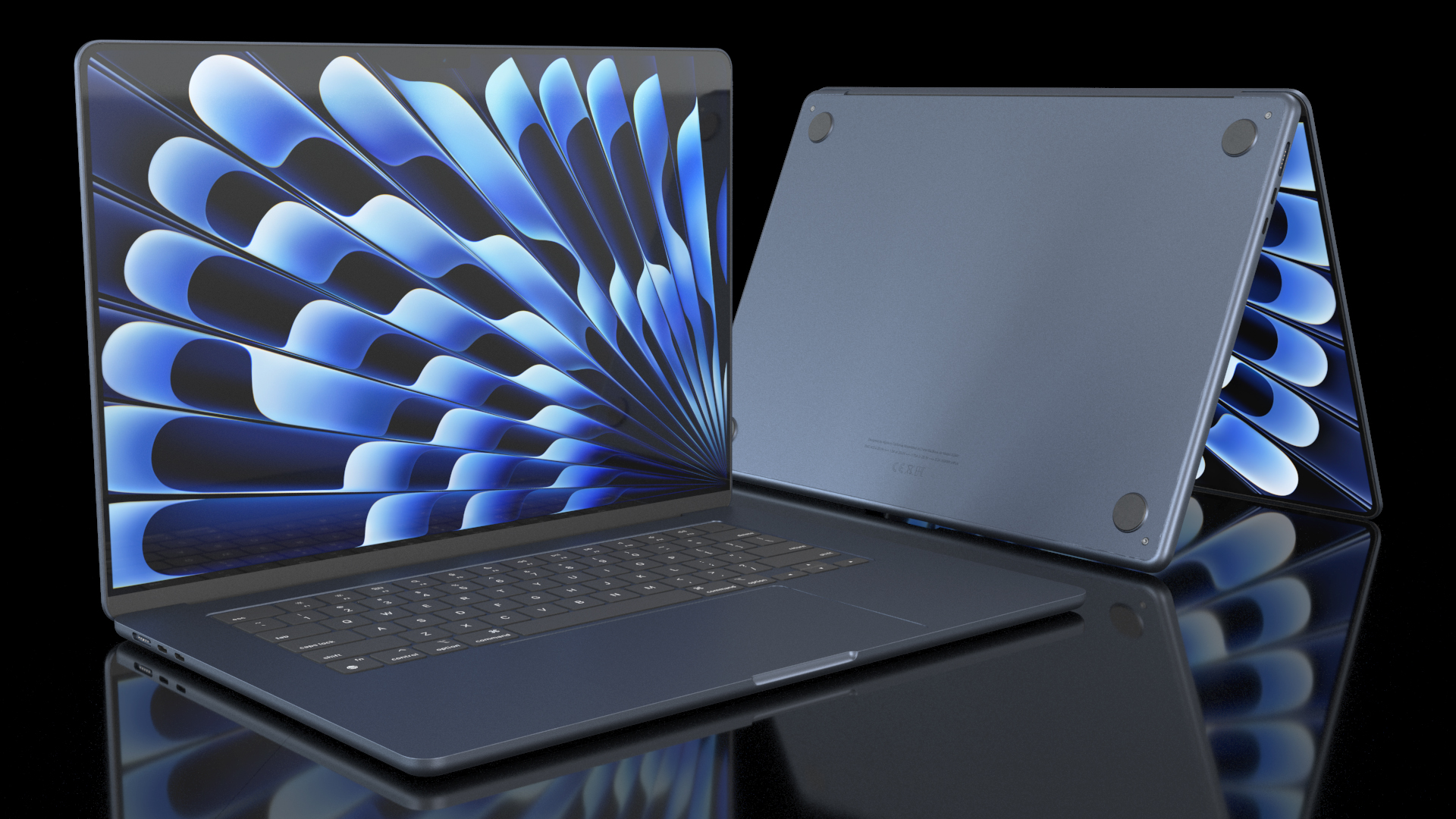 Midnight Apple MacBook Air 15 3D model