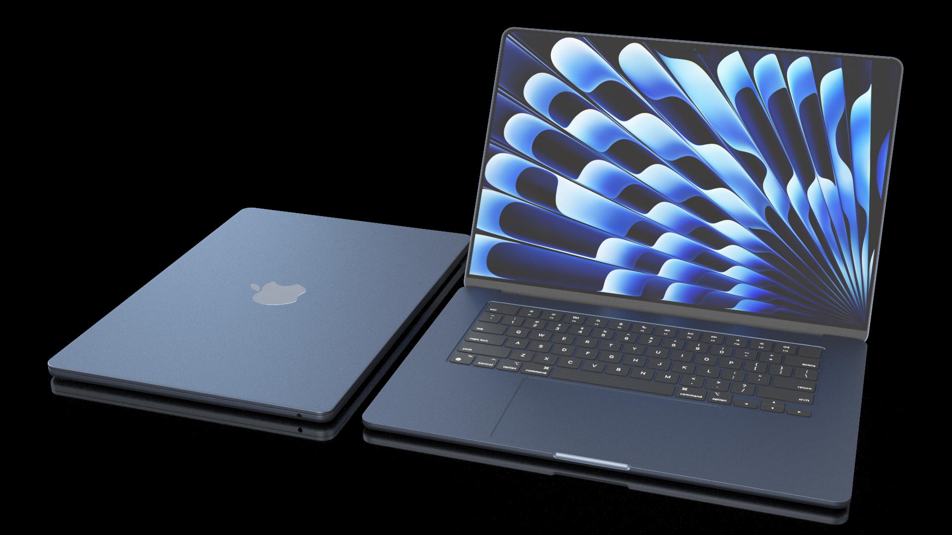 Midnight Apple MacBook Air 15 3D model