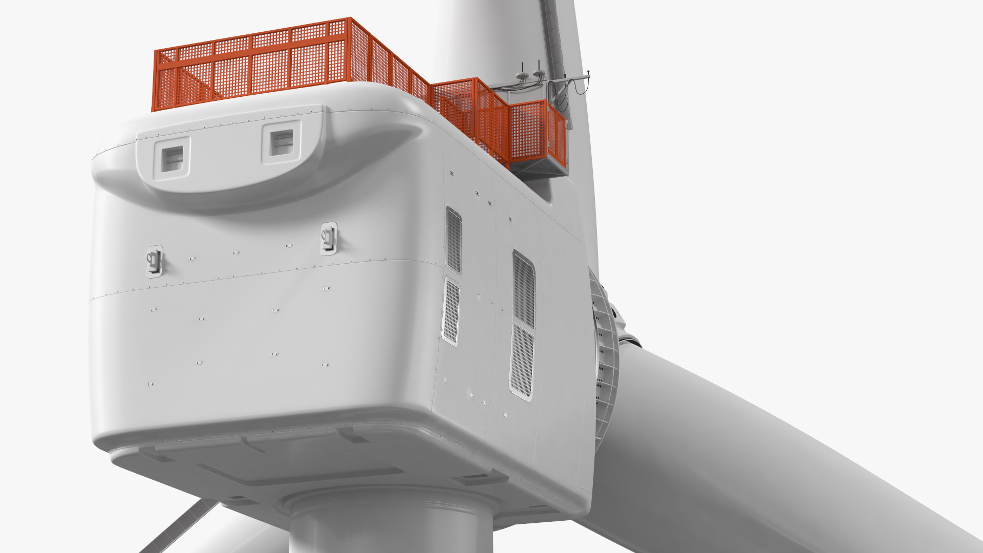 3D model Massive Offshore Wind Turbine Base Frame