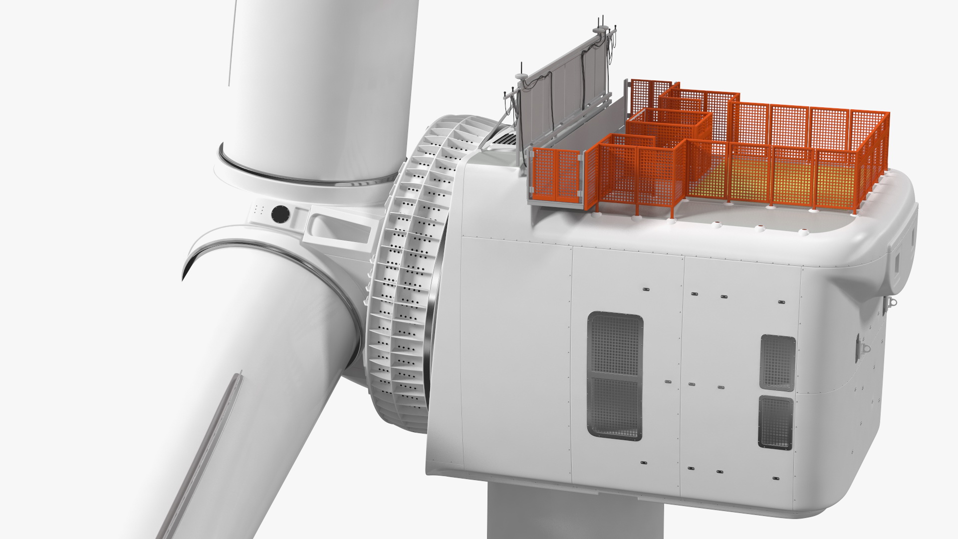 3D model Massive Offshore Wind Turbine Base Frame