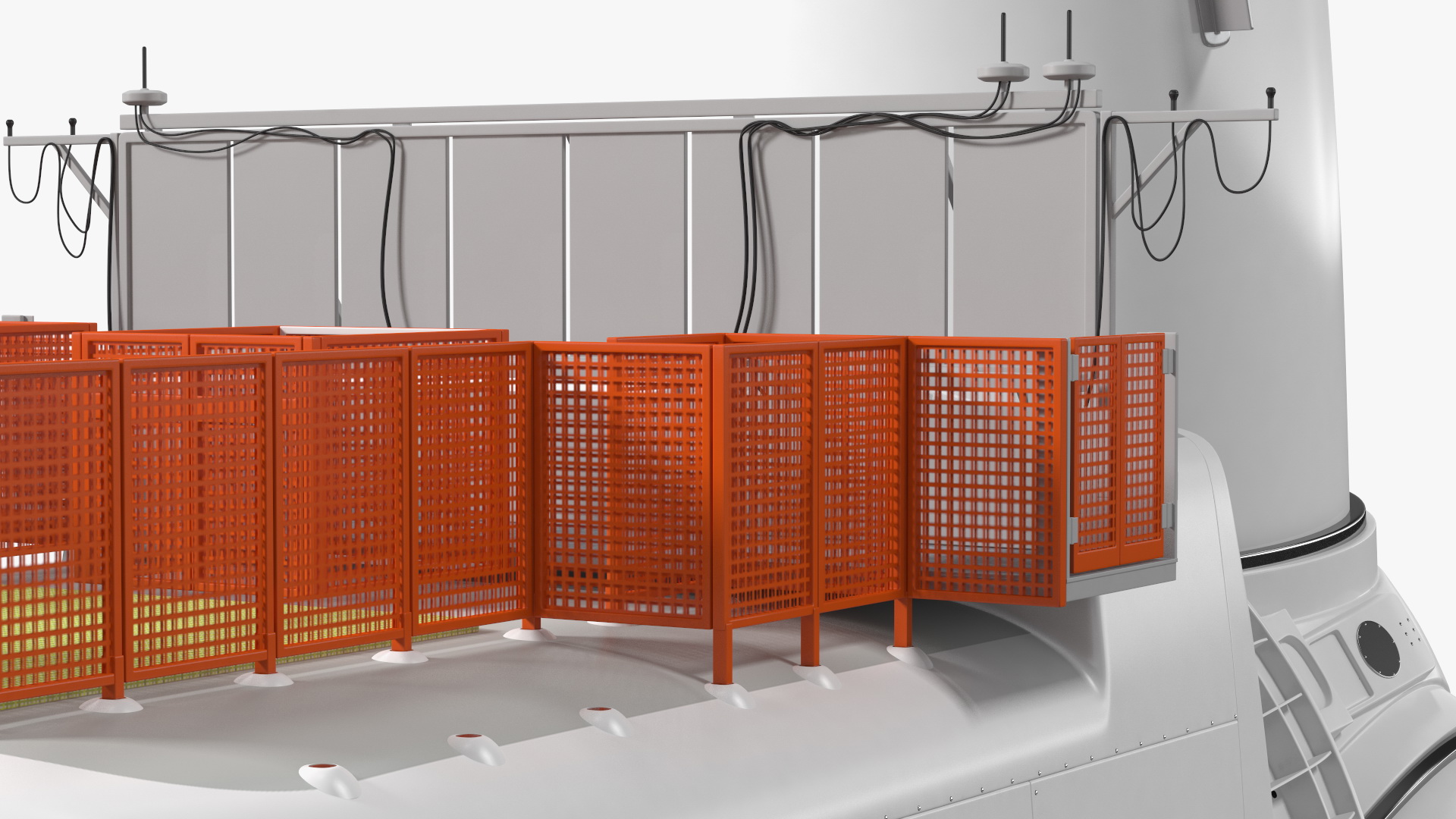 3D model Massive Offshore Wind Turbine Base Frame