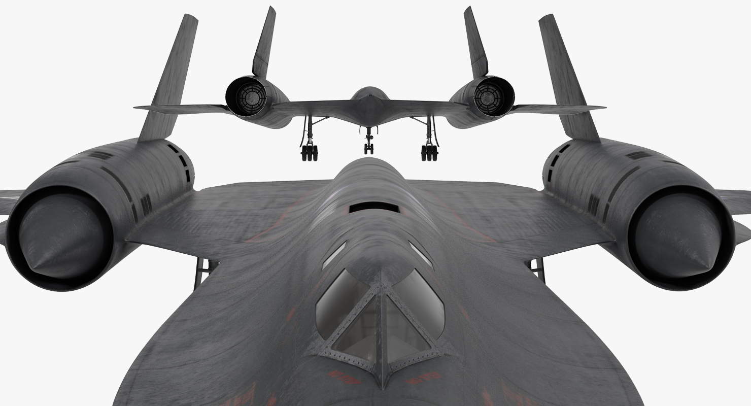 Lockheed SR 71 Blackbird 3D model