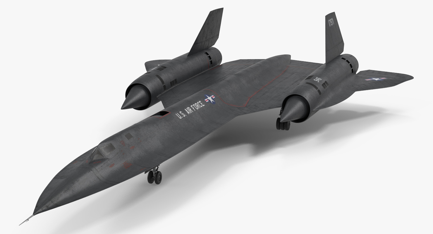 Lockheed SR 71 Blackbird 3D model