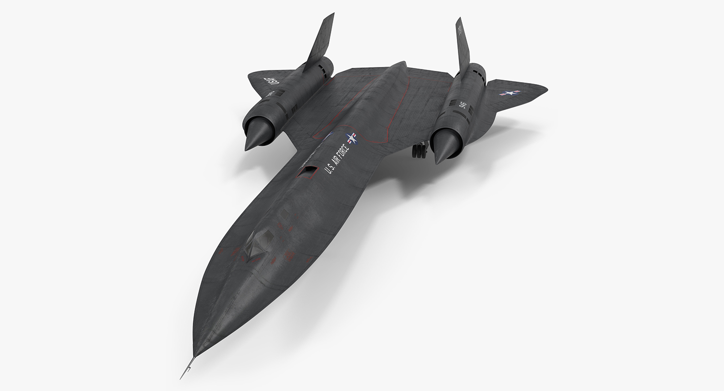 Lockheed SR 71 Blackbird 3D model