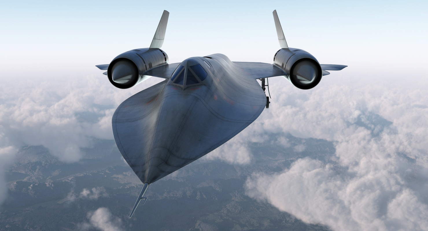 Lockheed SR 71 Blackbird 3D model