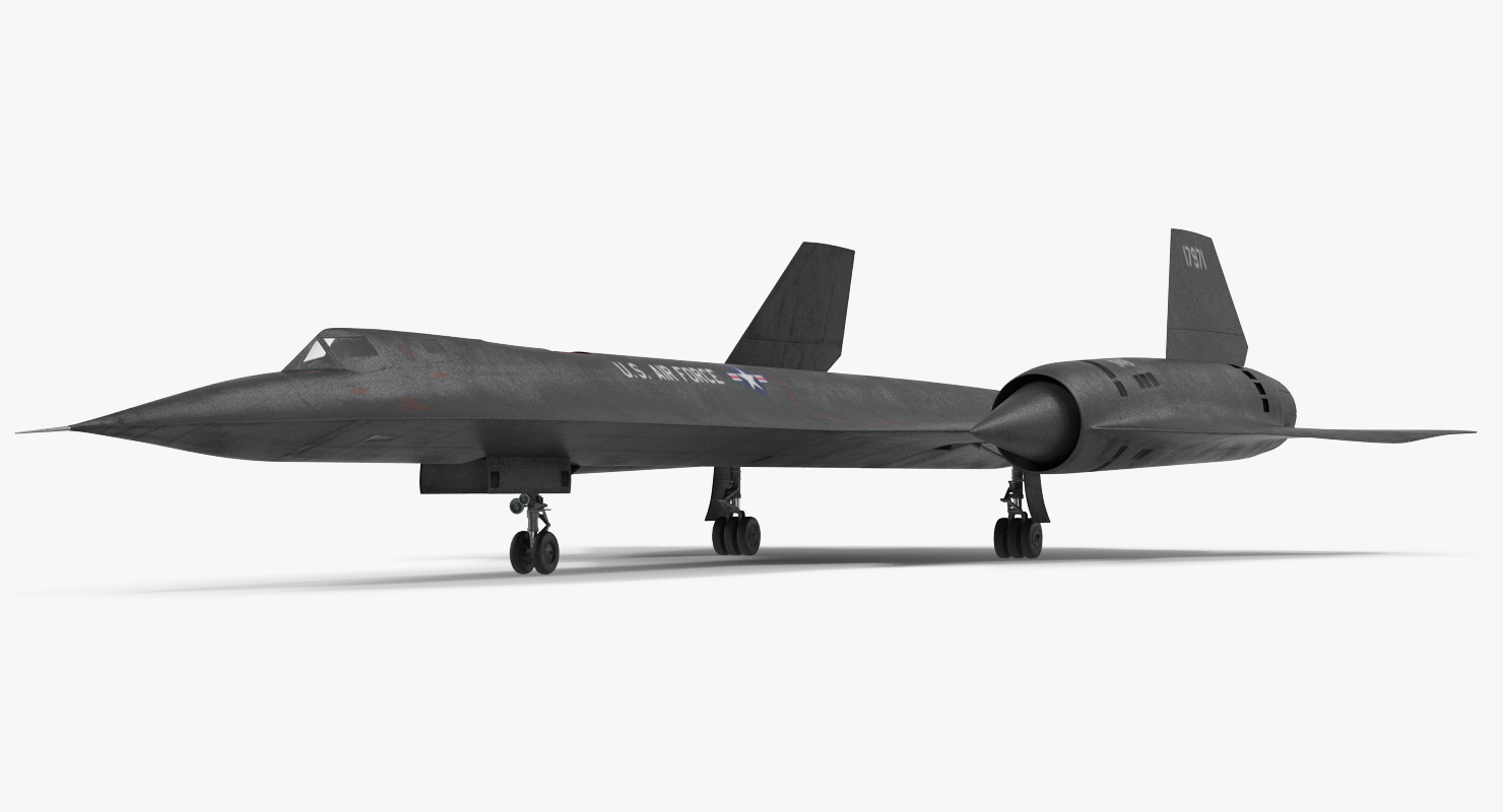 Lockheed SR 71 Blackbird 3D model