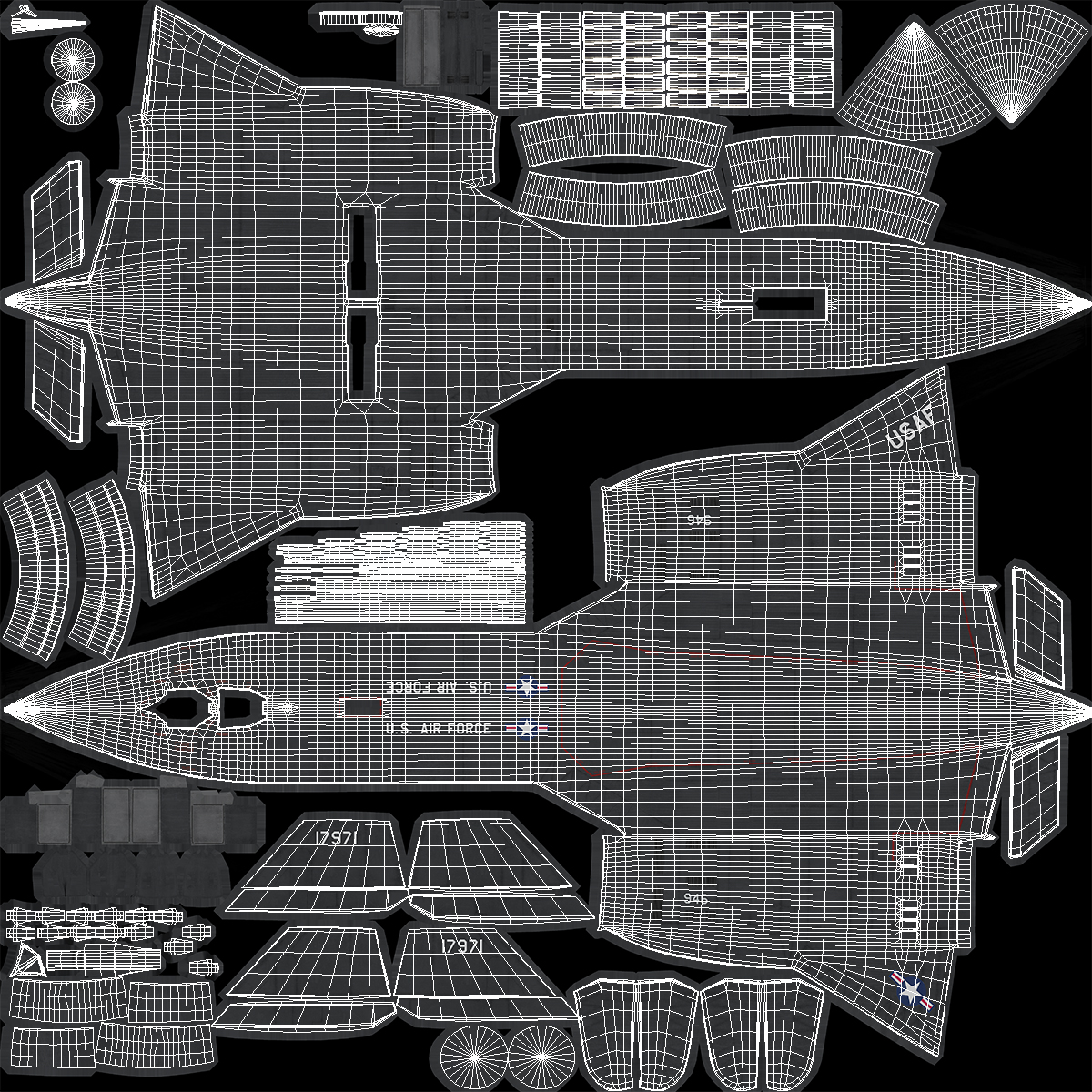 Lockheed SR 71 Blackbird 3D model