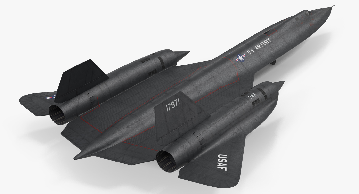 Lockheed SR 71 Blackbird 3D model