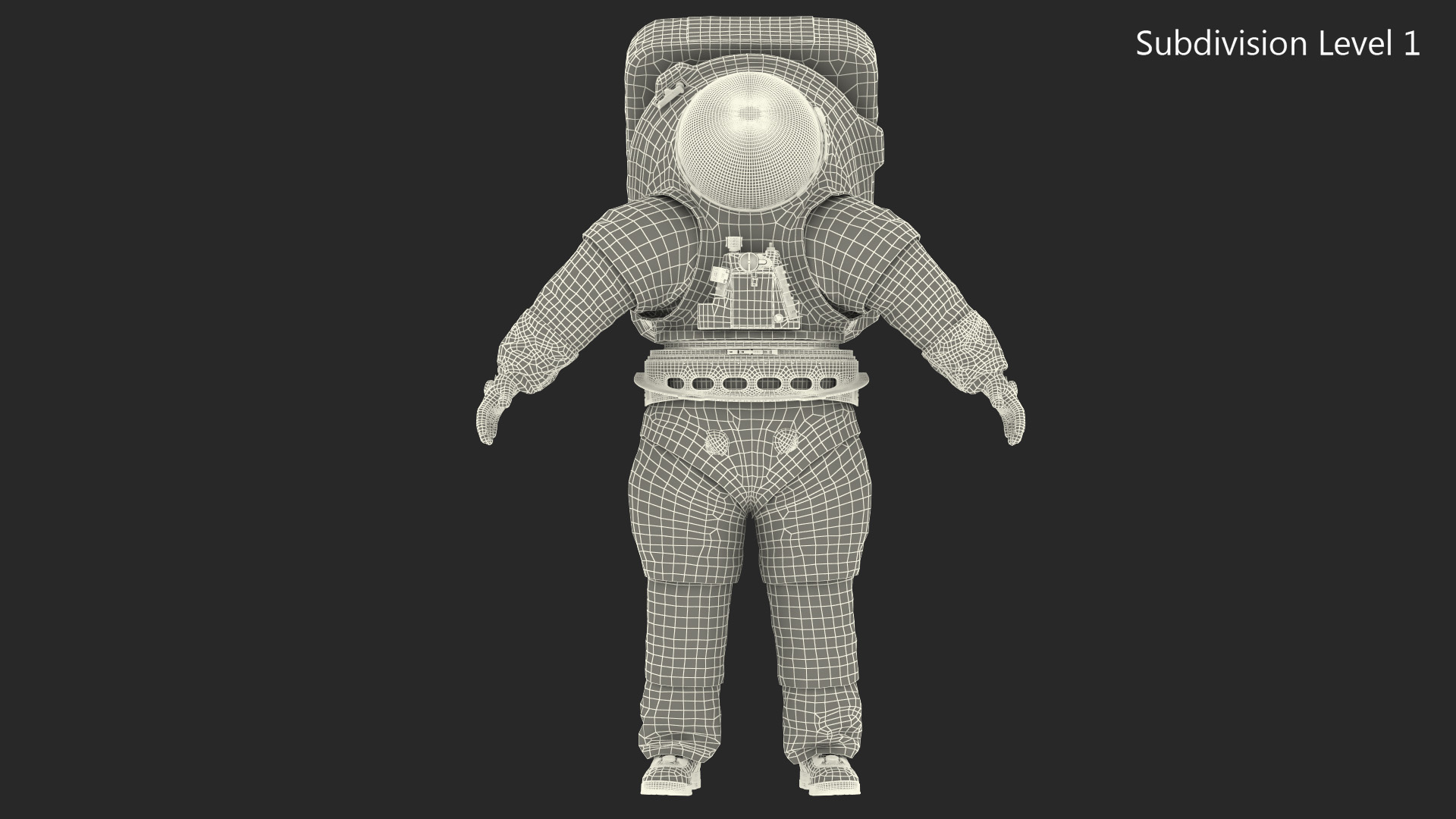 Spacesuit NASA xEMU 3D model