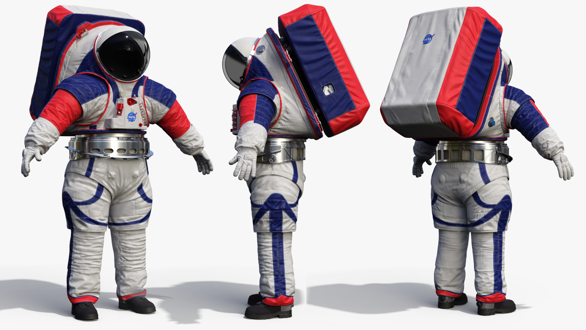 Spacesuit NASA xEMU 3D model