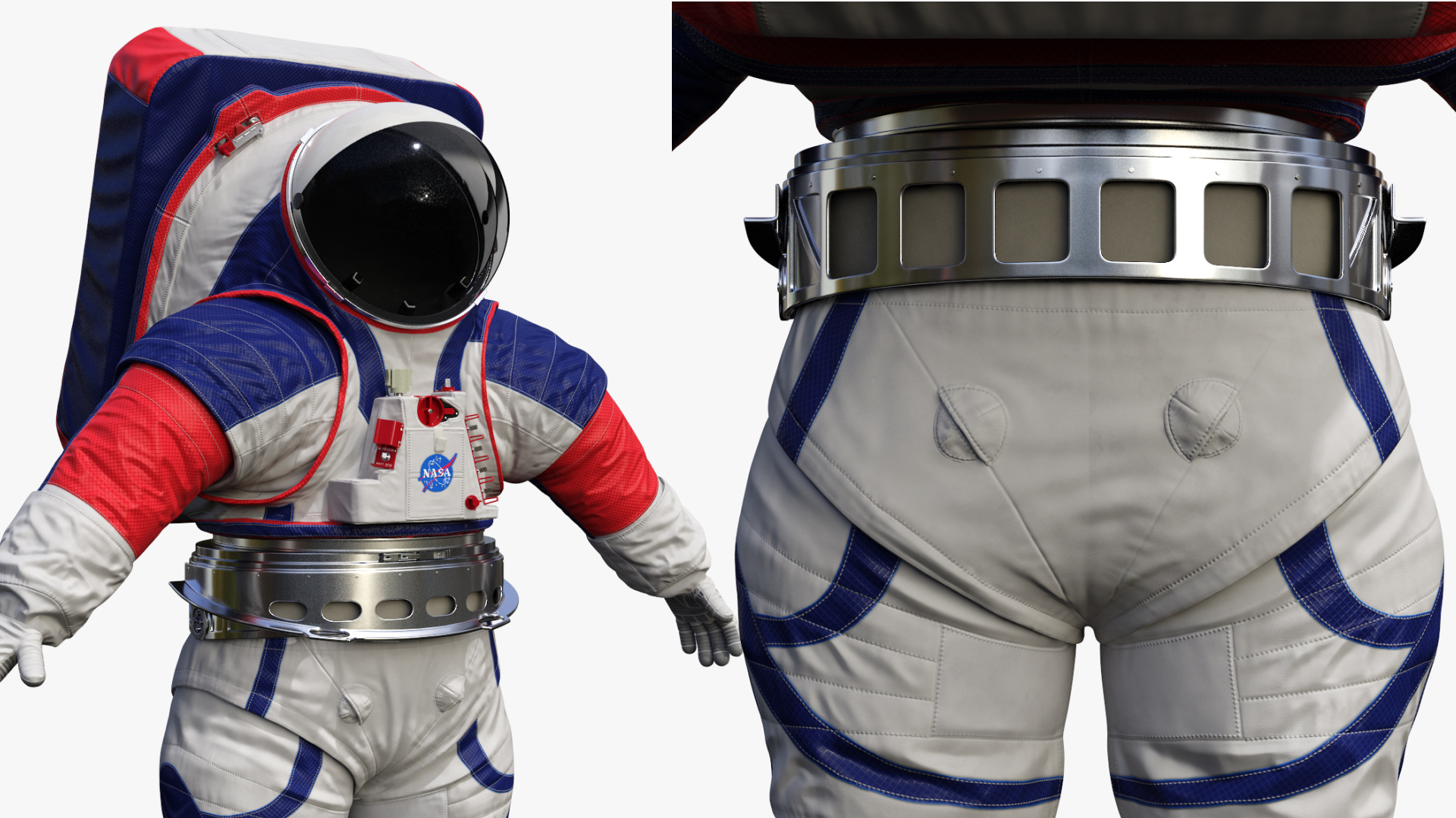 Spacesuit NASA xEMU 3D model