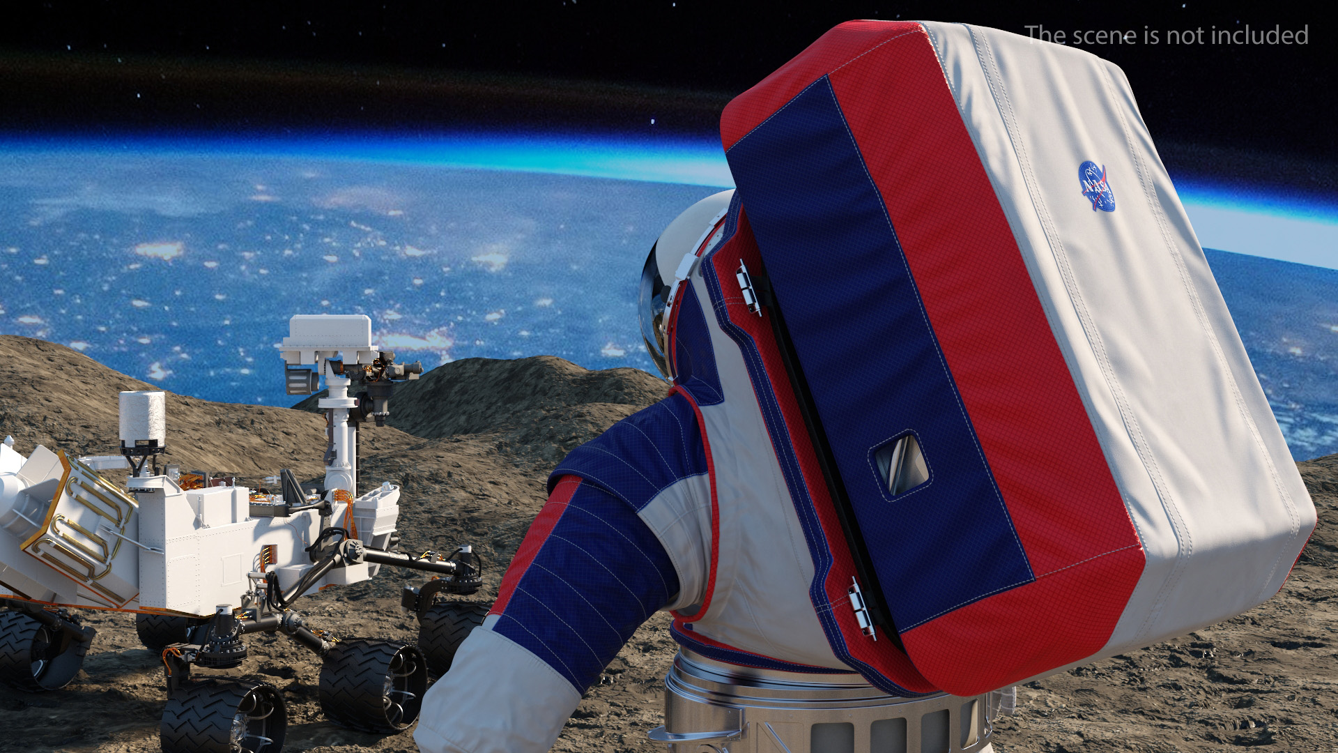 Spacesuit NASA xEMU 3D model