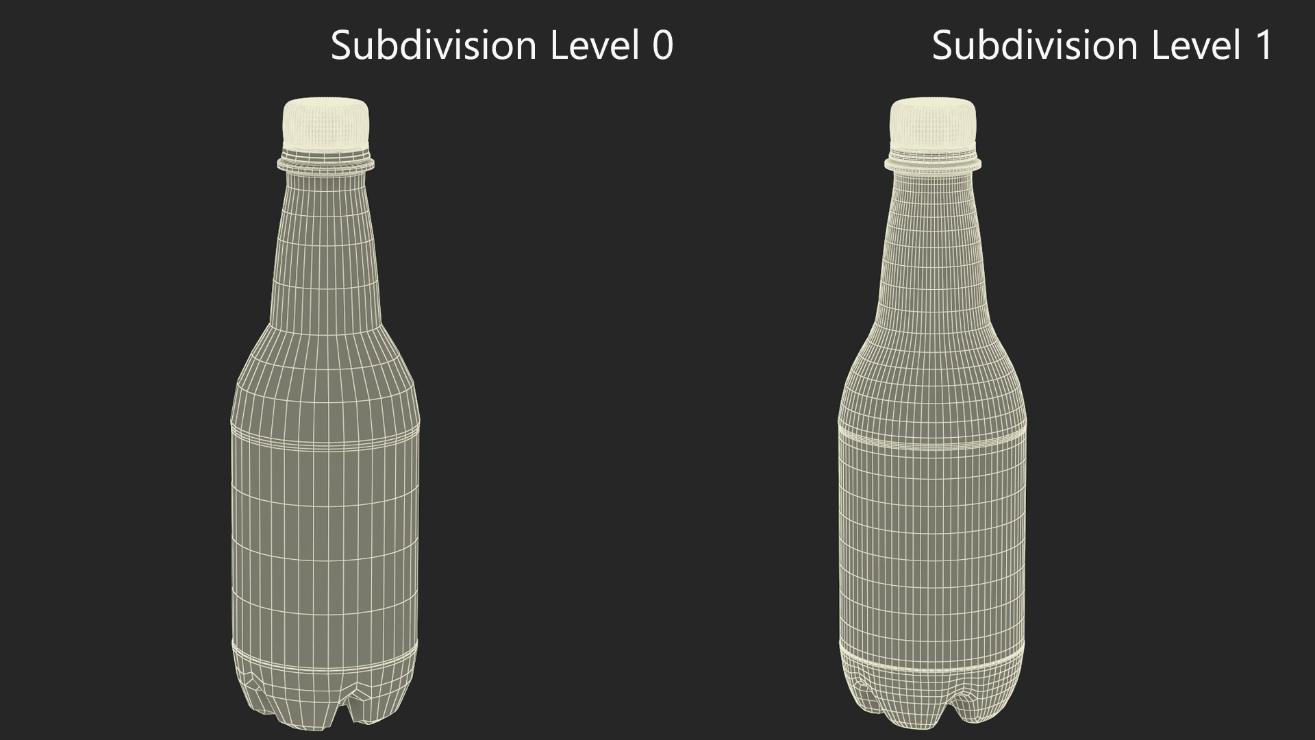 3D model Mountain Dew Soft Drink Neon Bottle