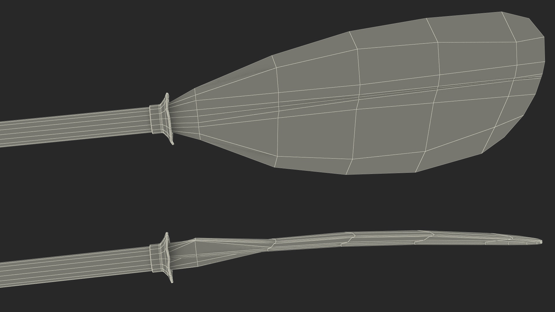 Kayak Paddle 3D