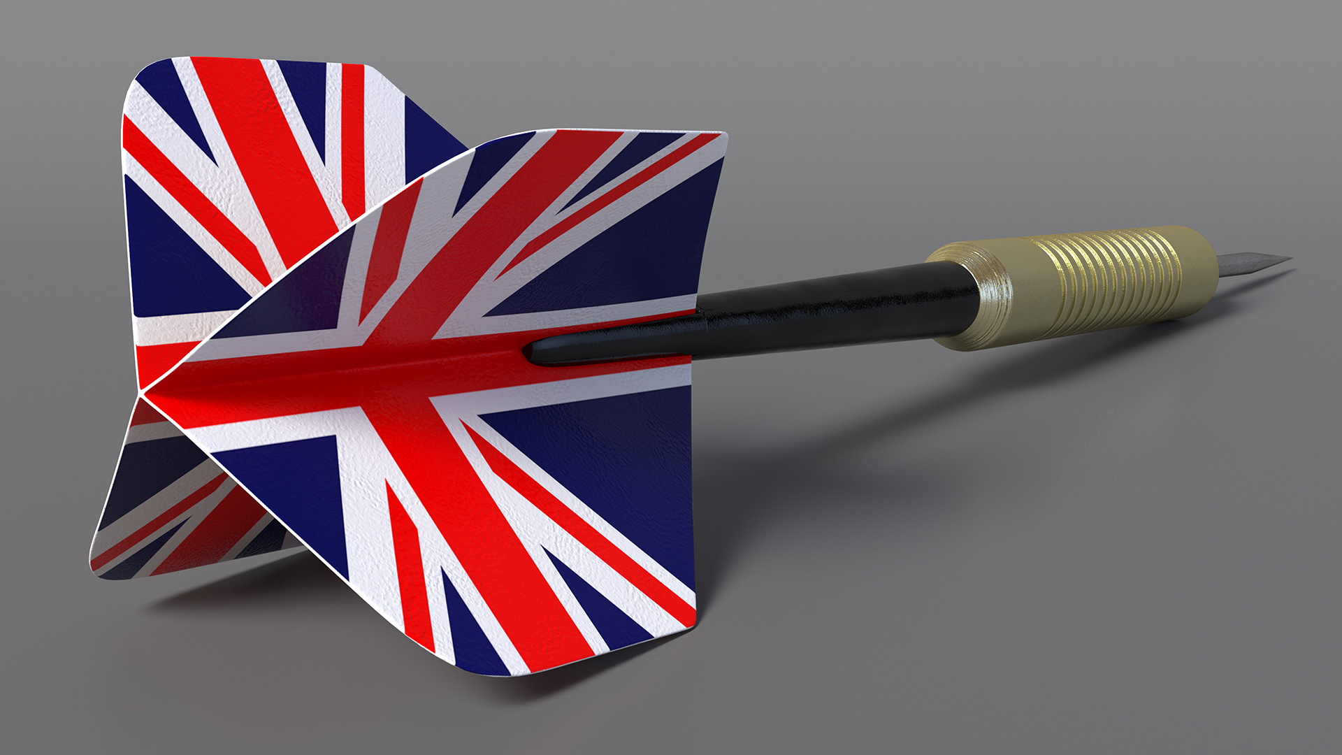 British Flag Dart 3D