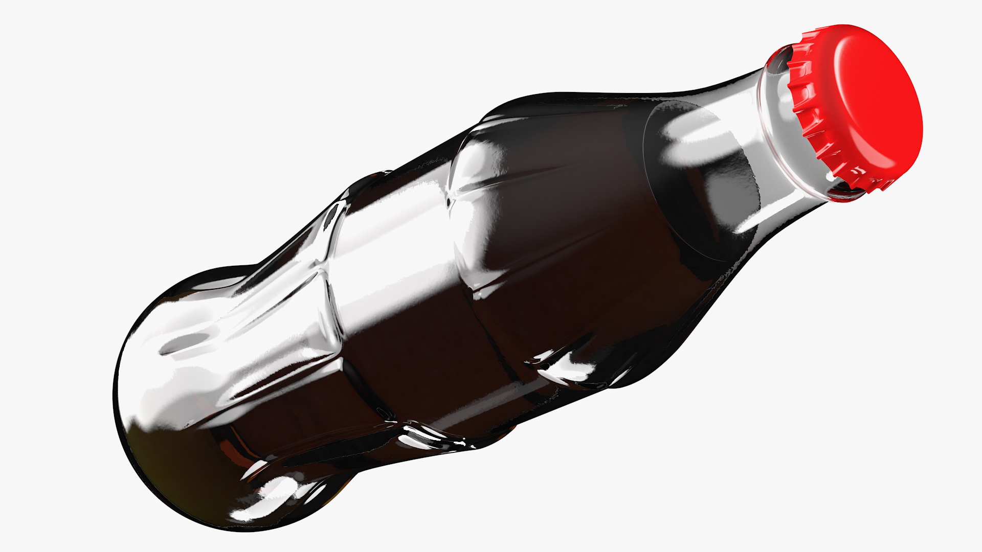 Soda Glass Bottle 3D