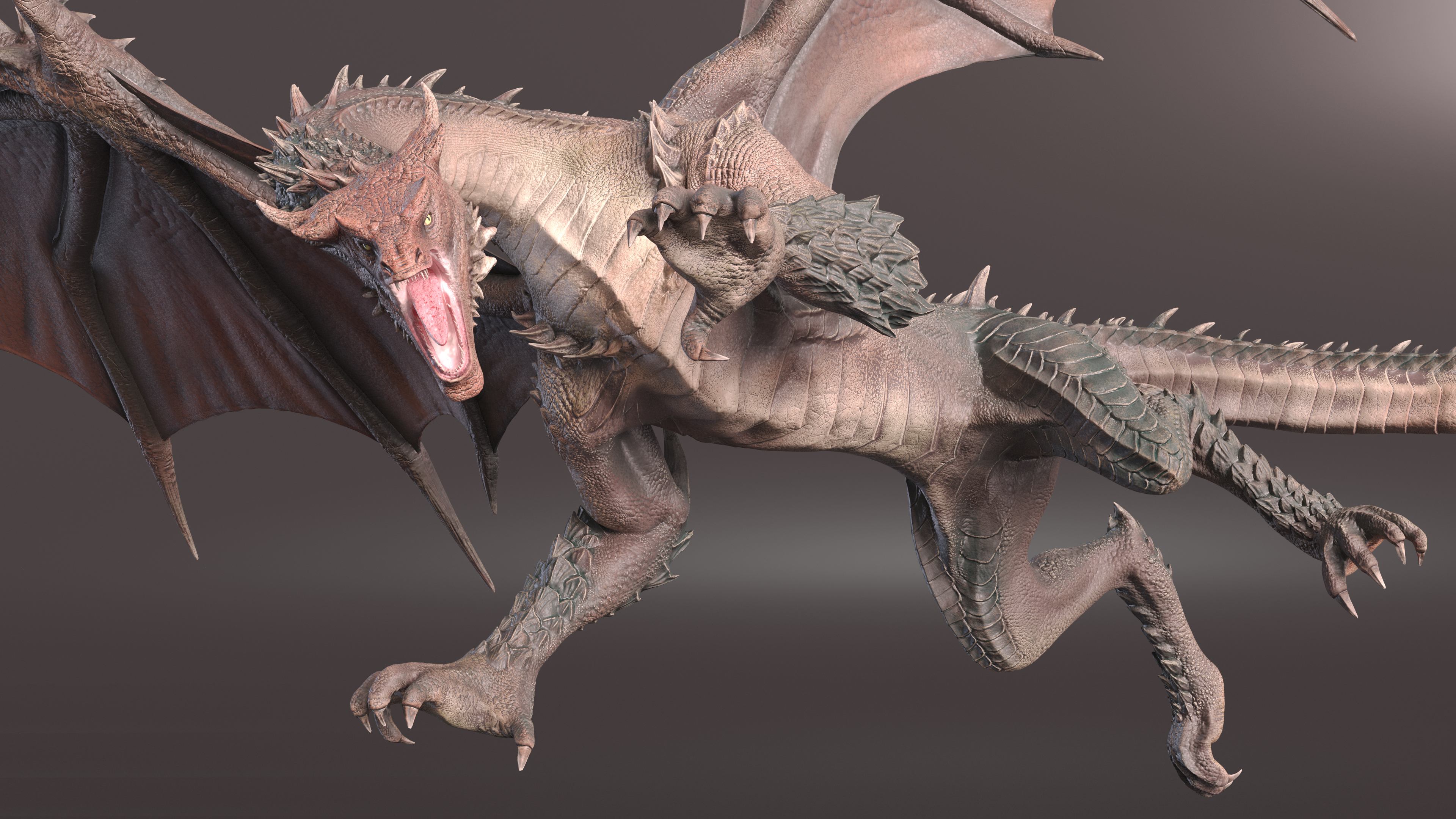 Flying Mythical Dragon 3D