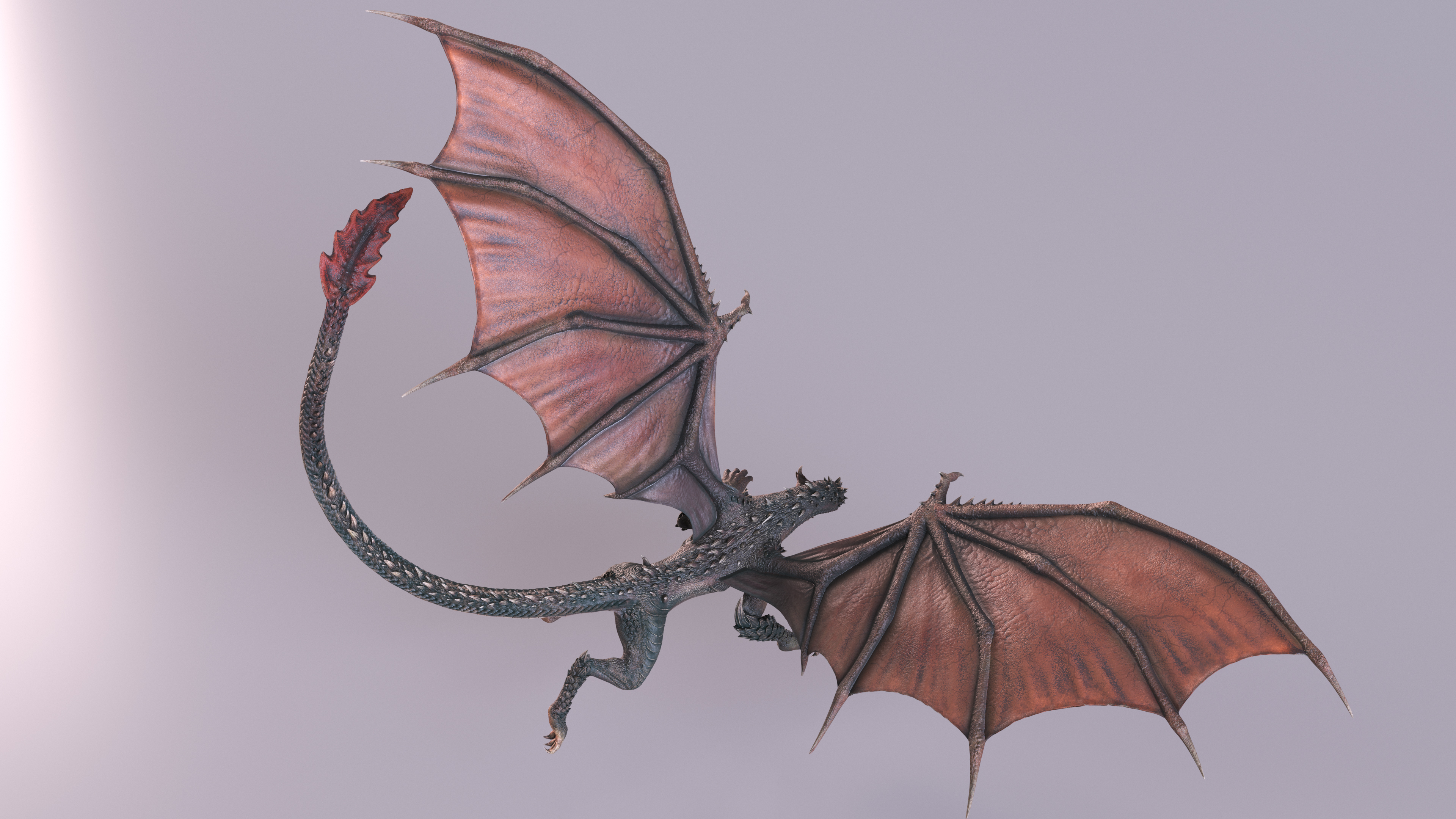 Flying Mythical Dragon 3D