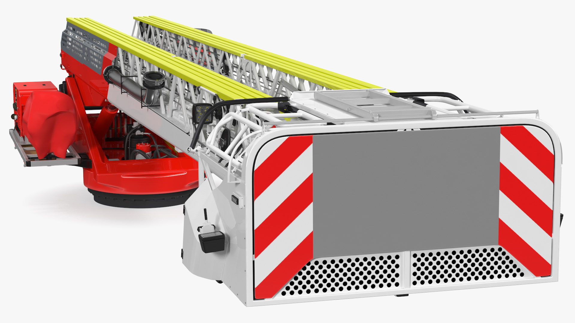 3D Turntable Ladder Rigged model