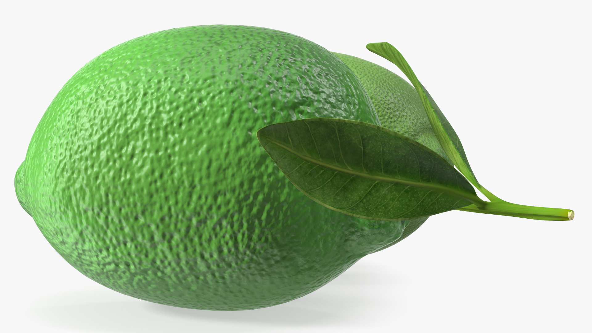 3D Green Lemon