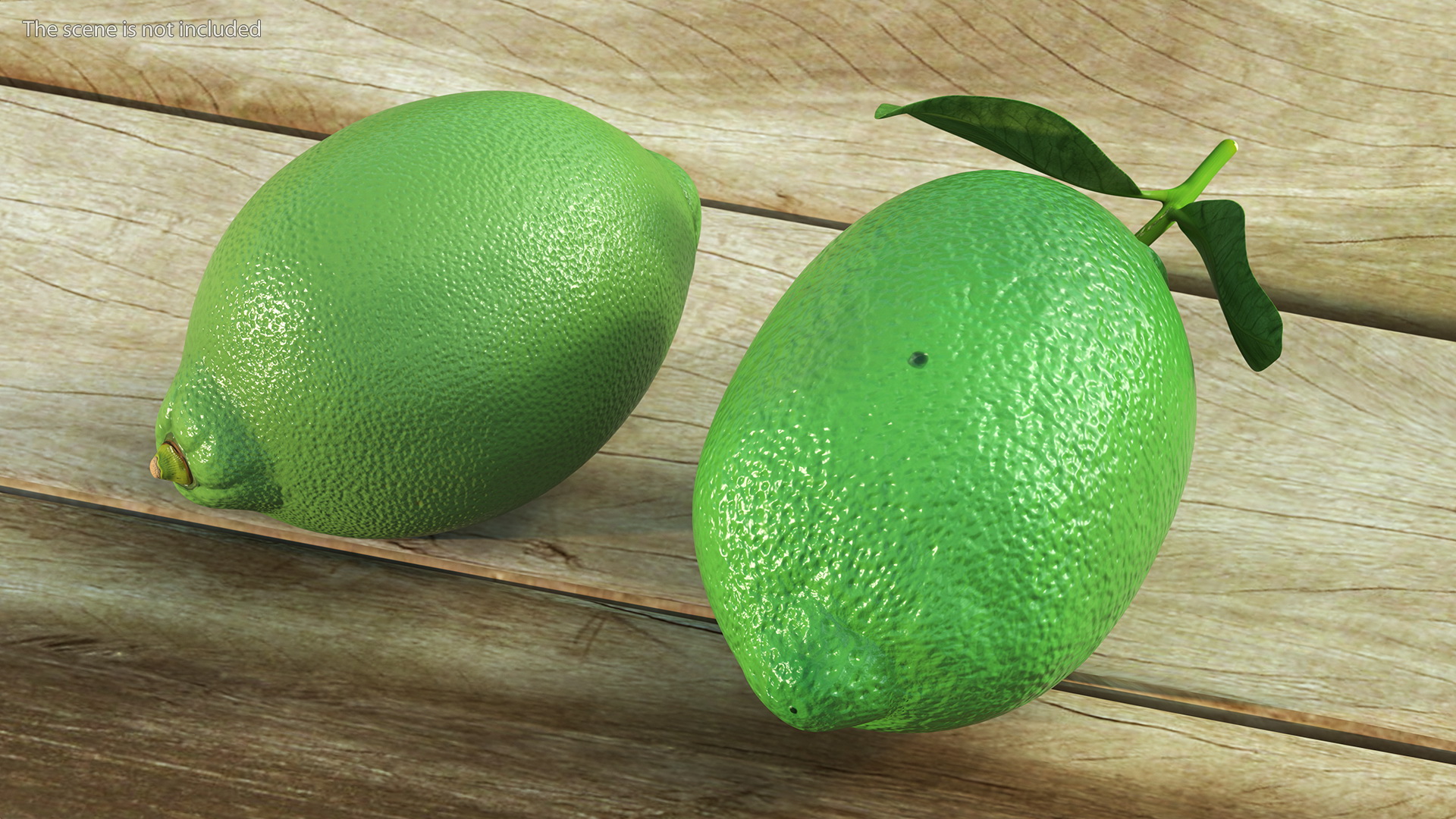 3D Green Lemon