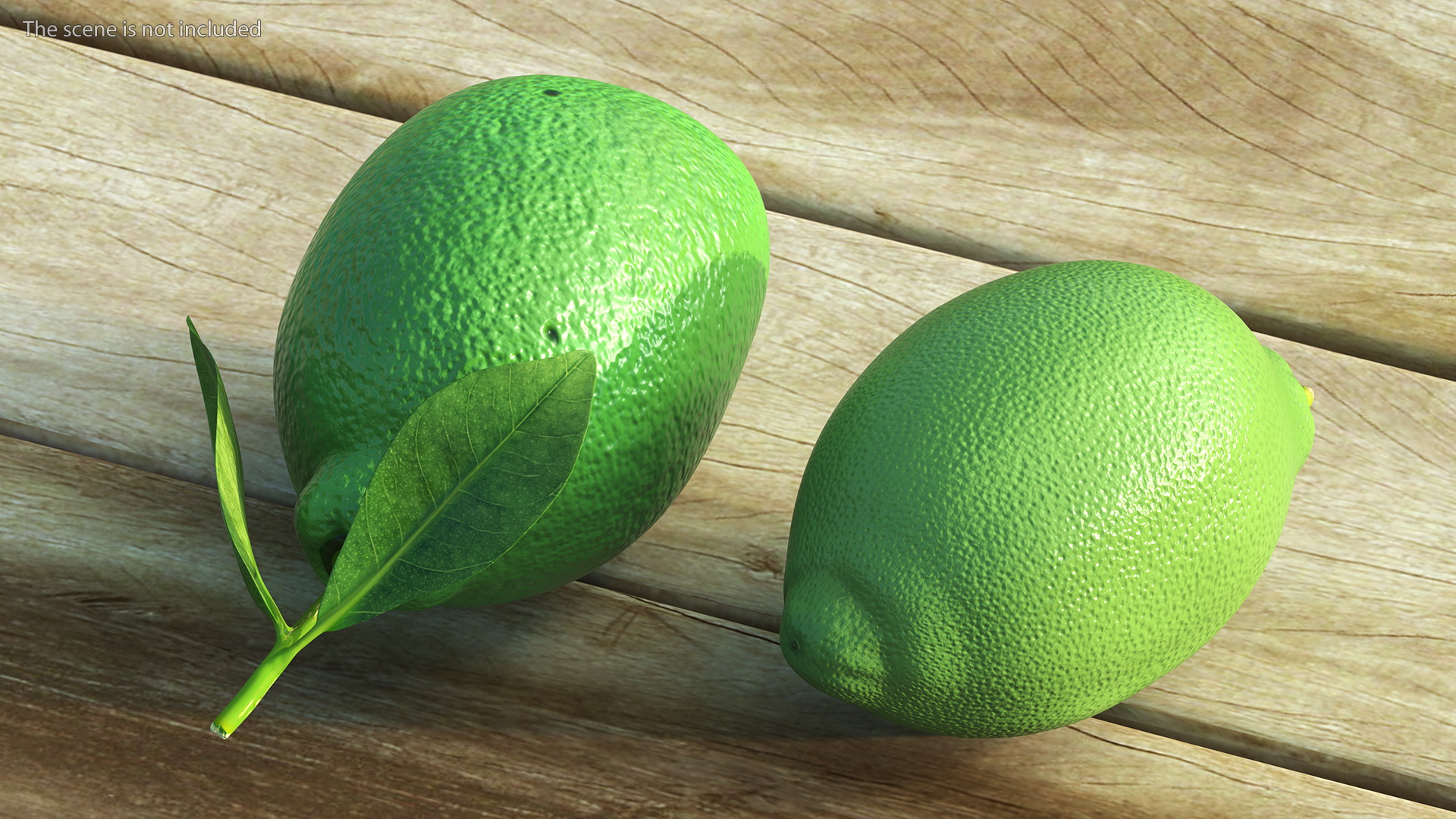 3D Green Lemon