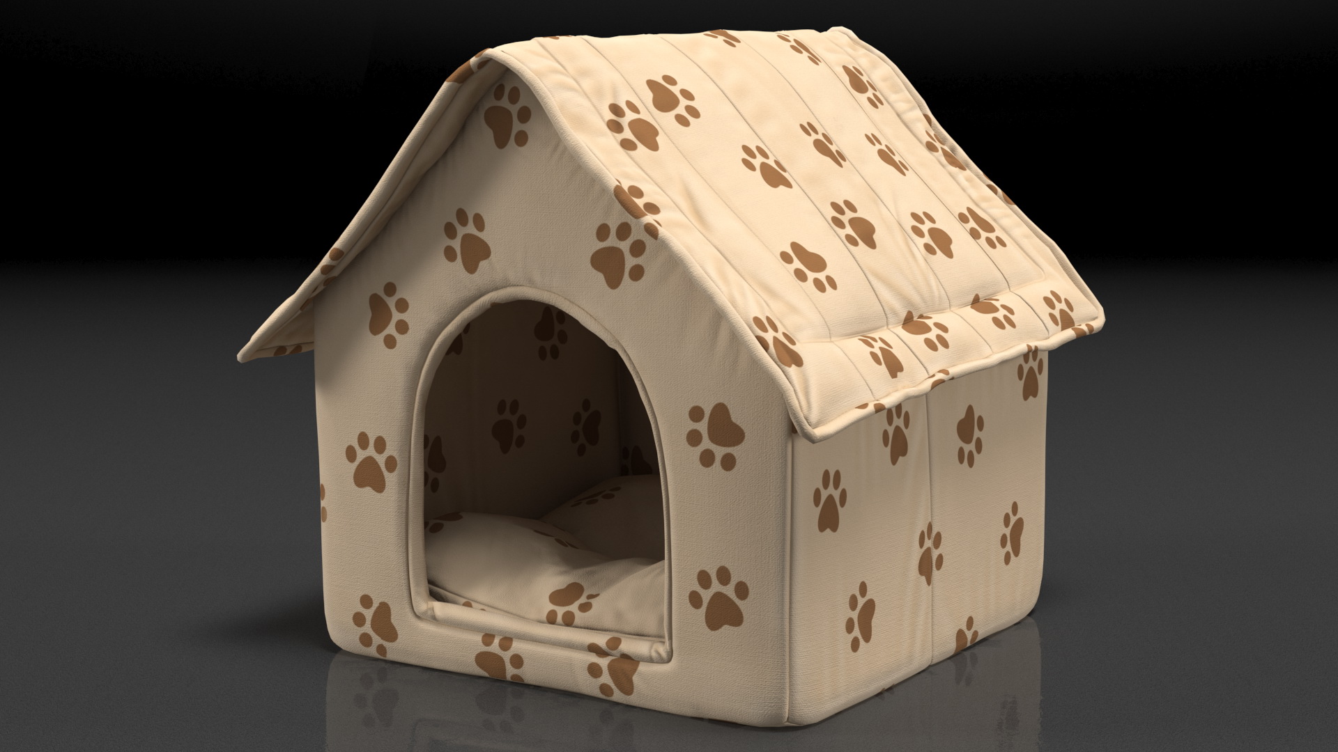 3D model Portable Indoor Soft Dog House