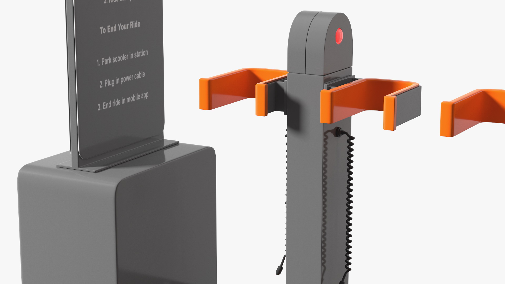 3D model Electric Scooter Charging Dock