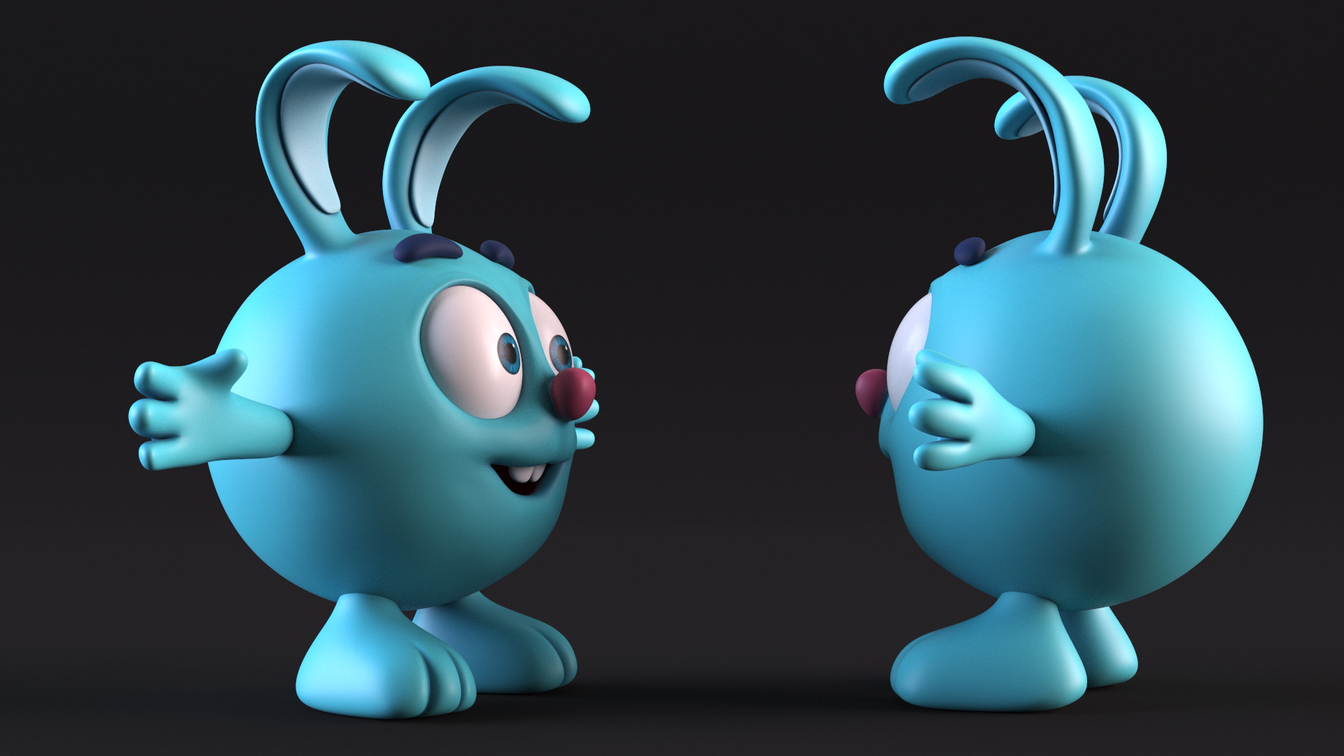 3D Krash Character Kikoriki Rigged