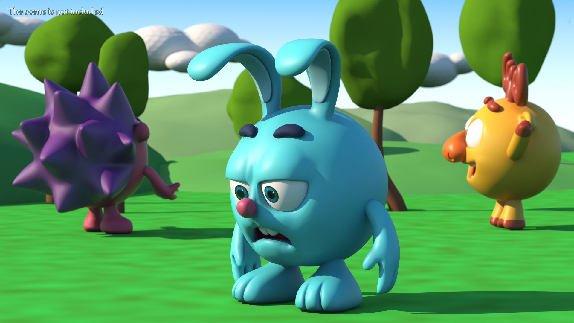 3D Krash Character Kikoriki Rigged