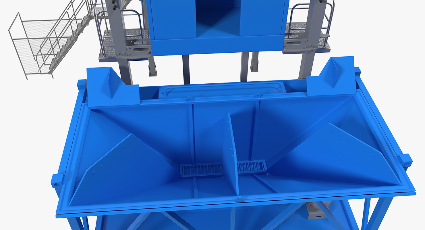 Mobile Mixing Plant Generic 3D