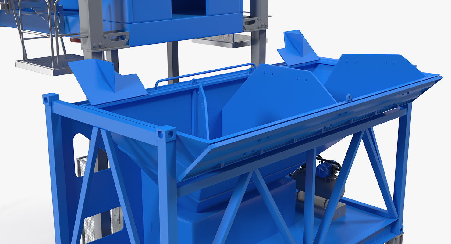 Mobile Mixing Plant Generic 3D