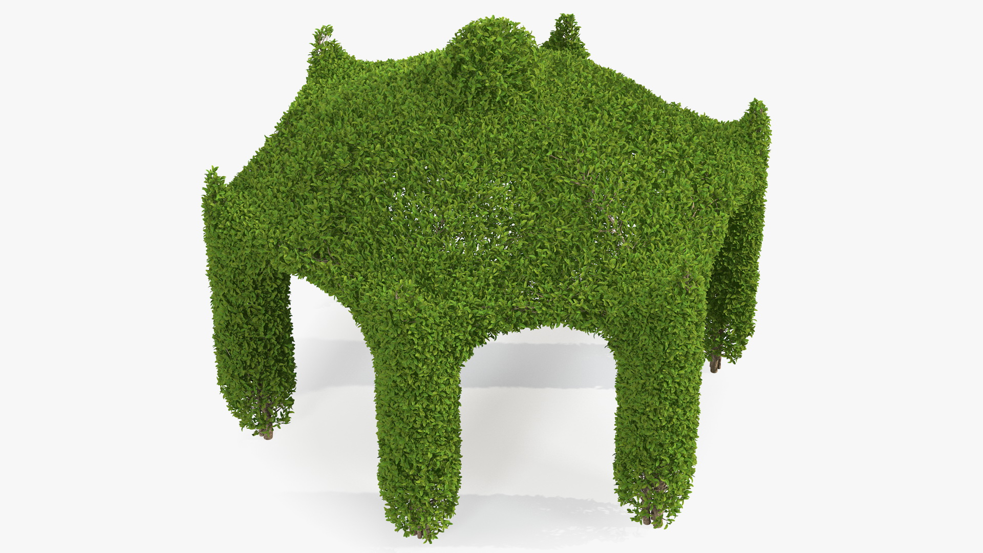 Garden Gazebo with Ivy 3D