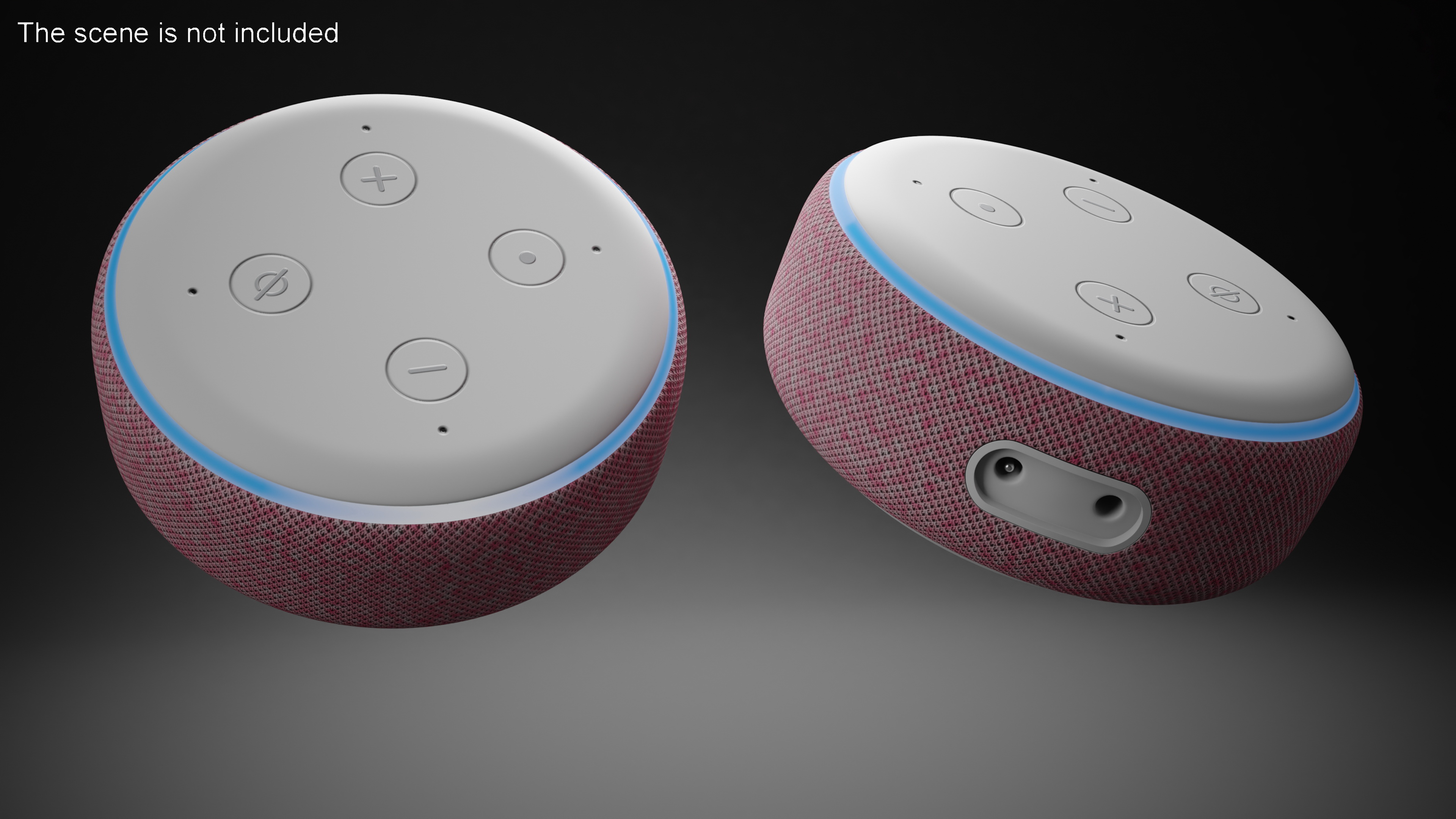 3D model Amazon Echo Dot Pink