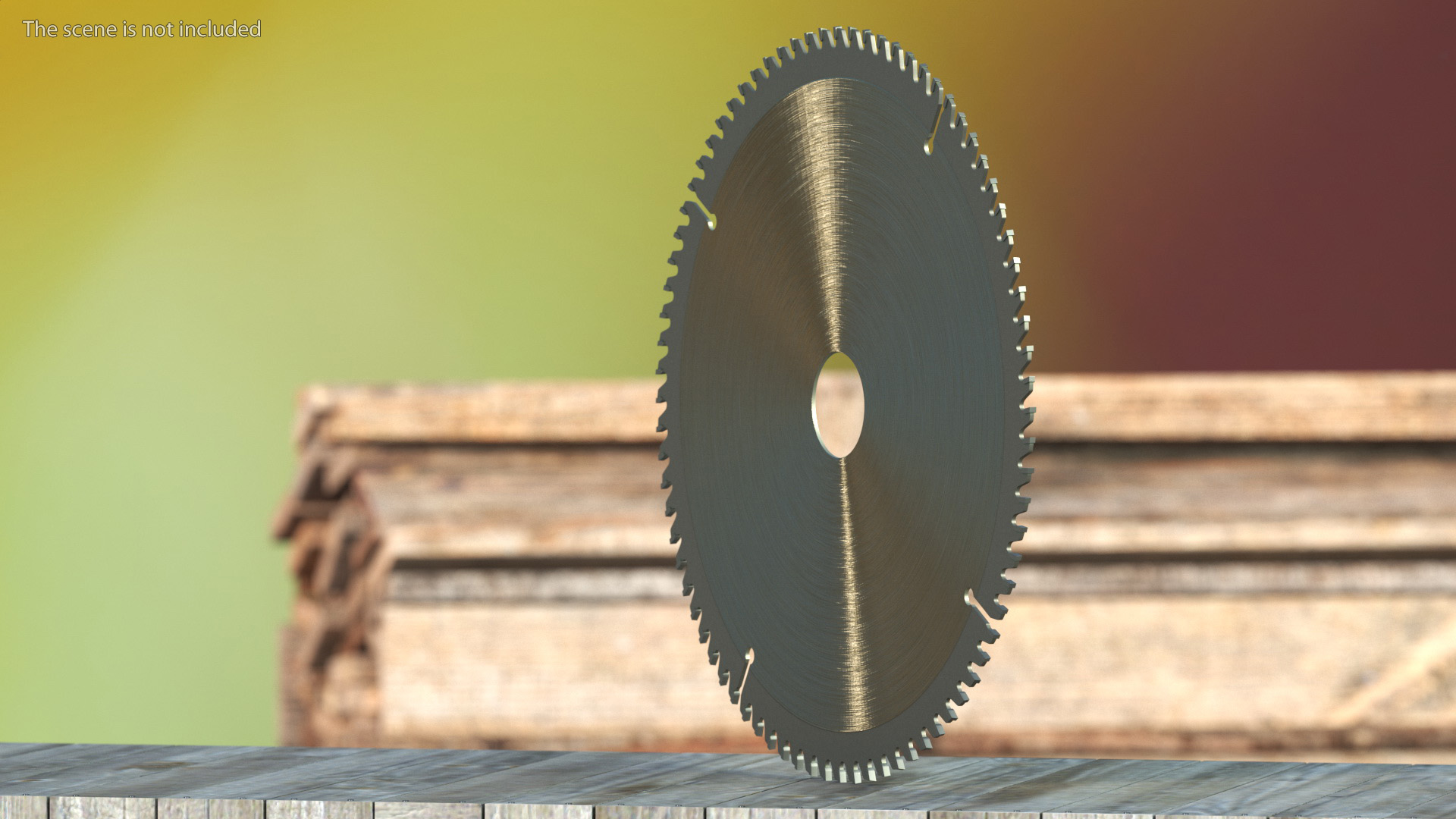 3D Set of Circular Saw Blades