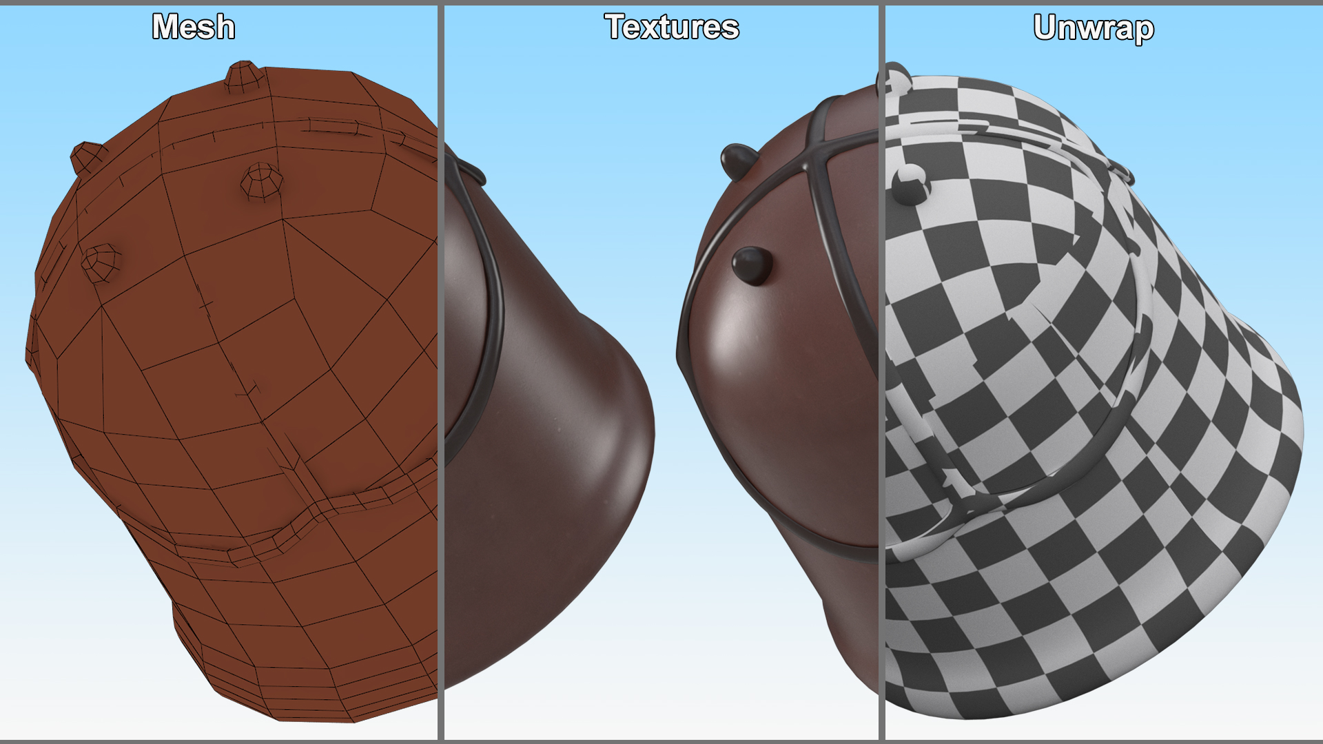 3D Chocolate Truffle Candy model