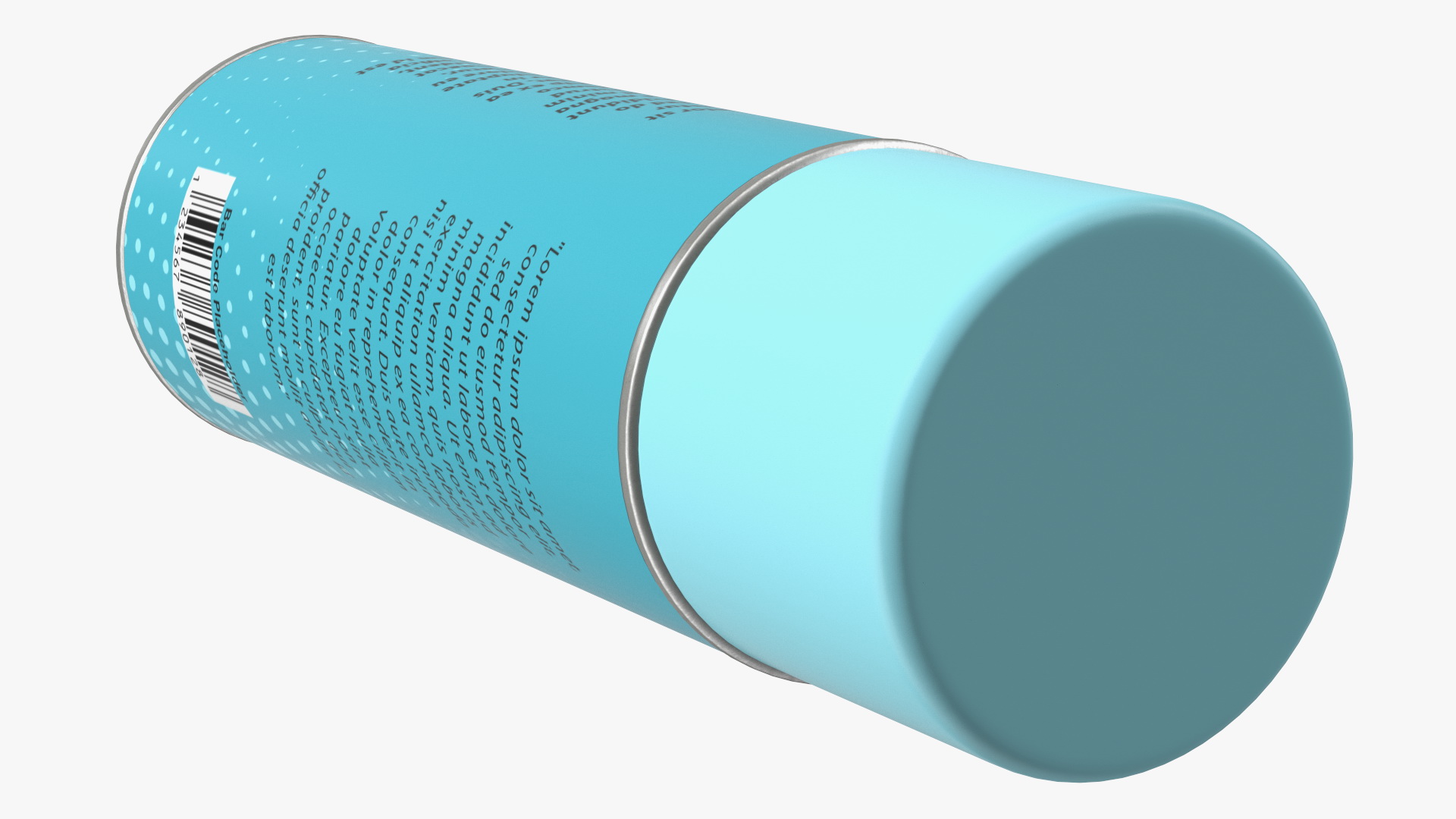 3D Aerosol Can Mockup Blue model