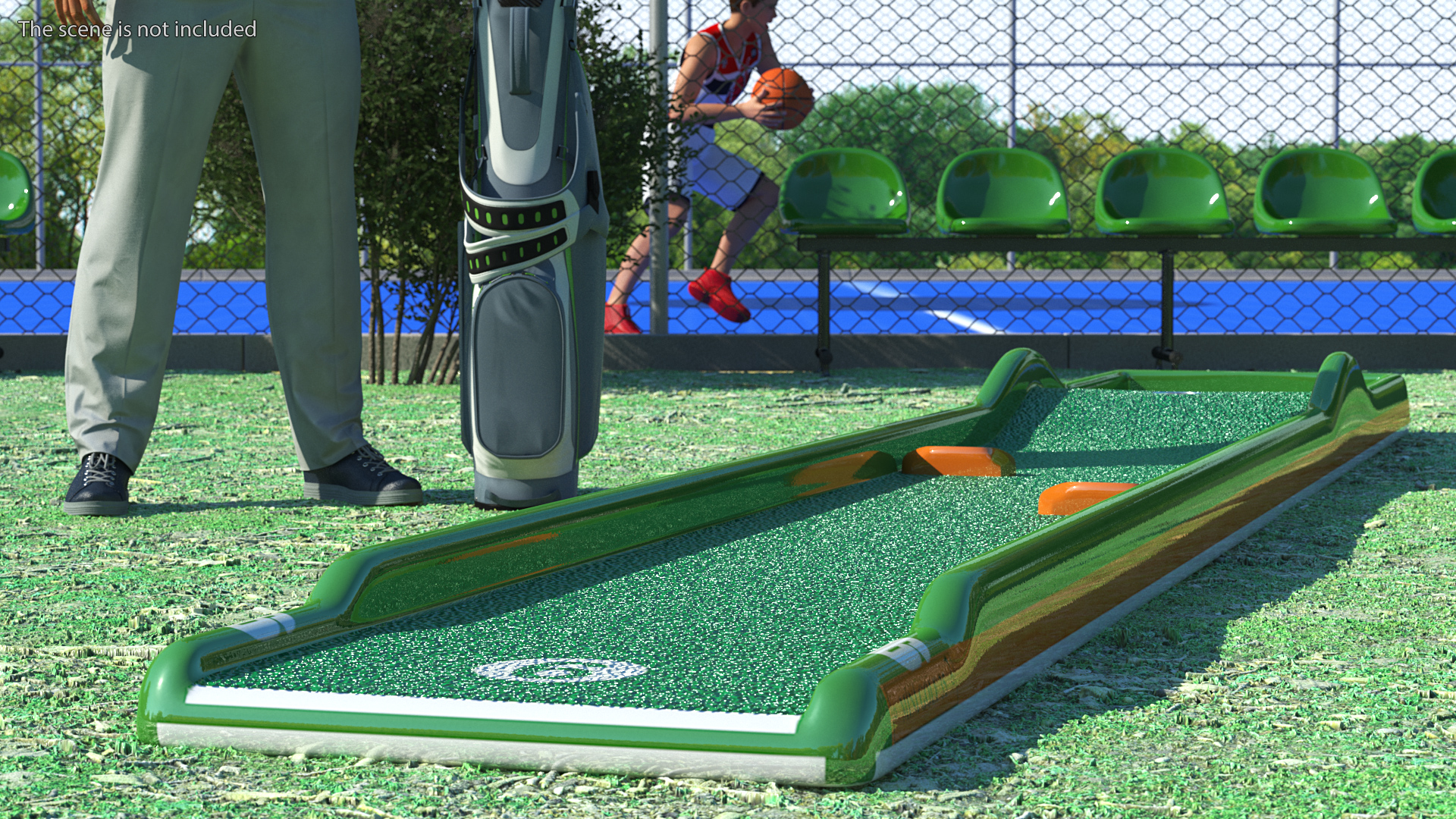 Minigolf 35 Portable Course Hole 6 3D model