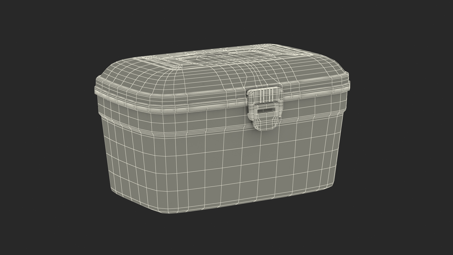 Emergency Medical Box Empty 3D