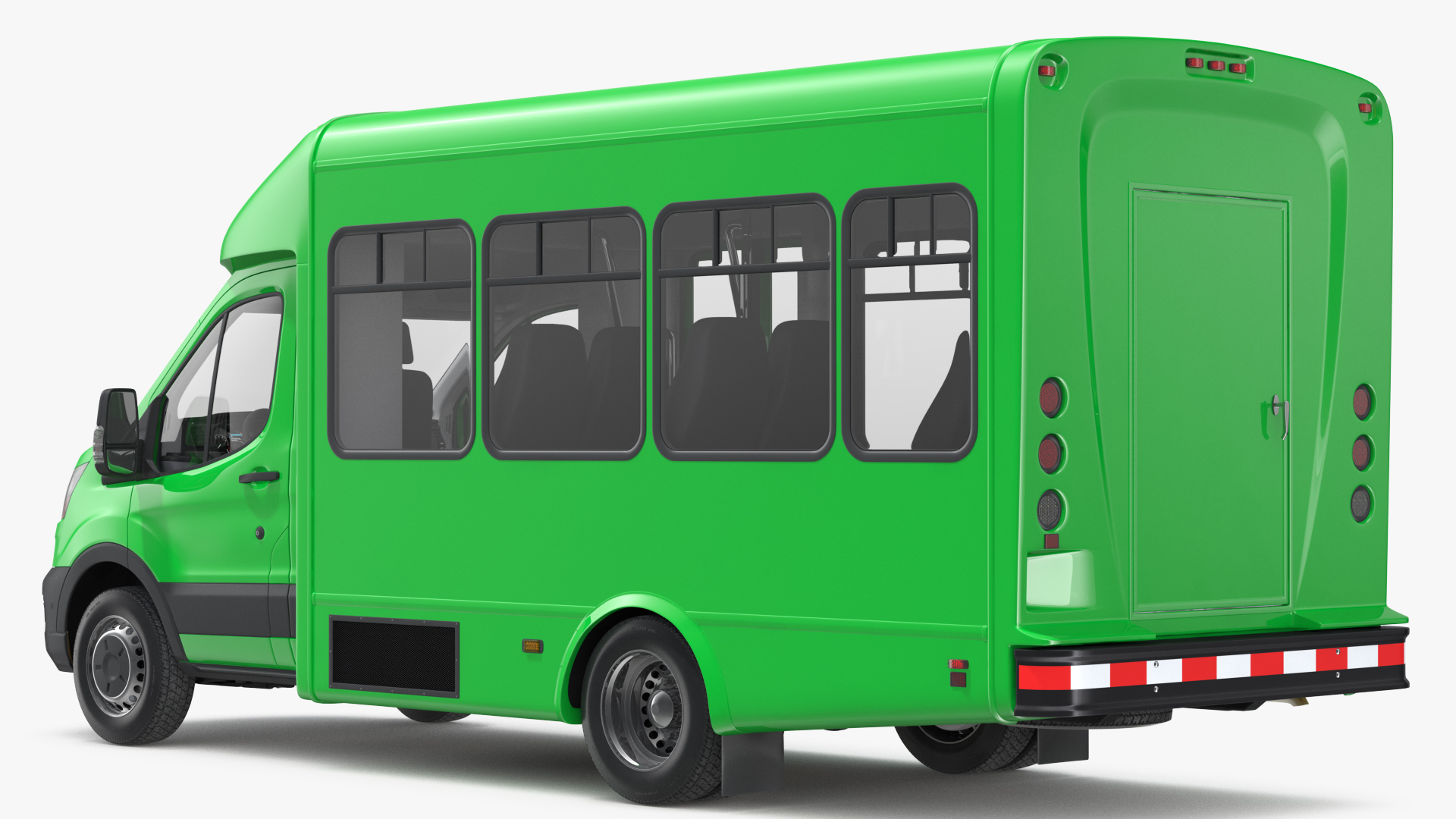 3D Passenger Shuttle Bus