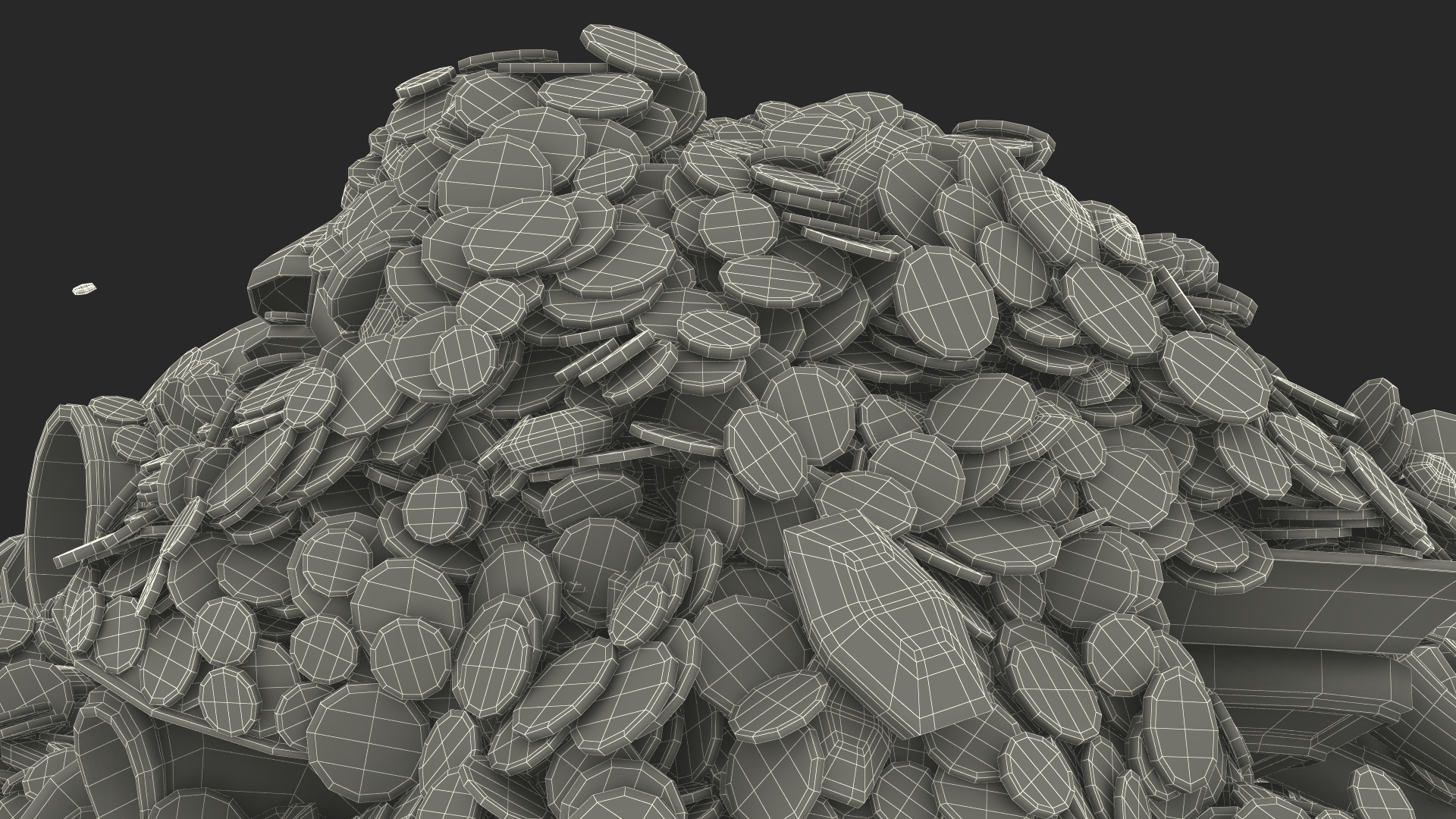 3D Large Pile of Treasures model